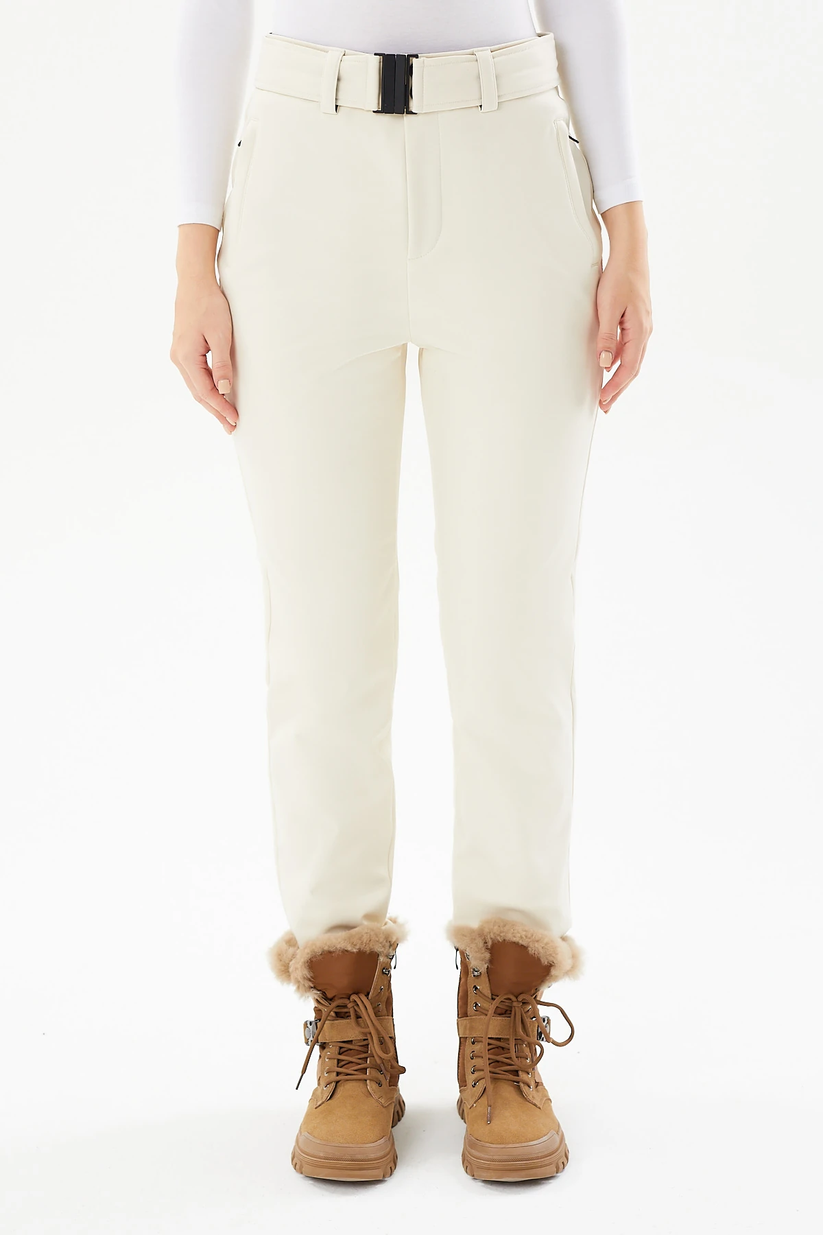 EXUMA KADIN SOFTHELL PANTOLON 2423026 - Bej