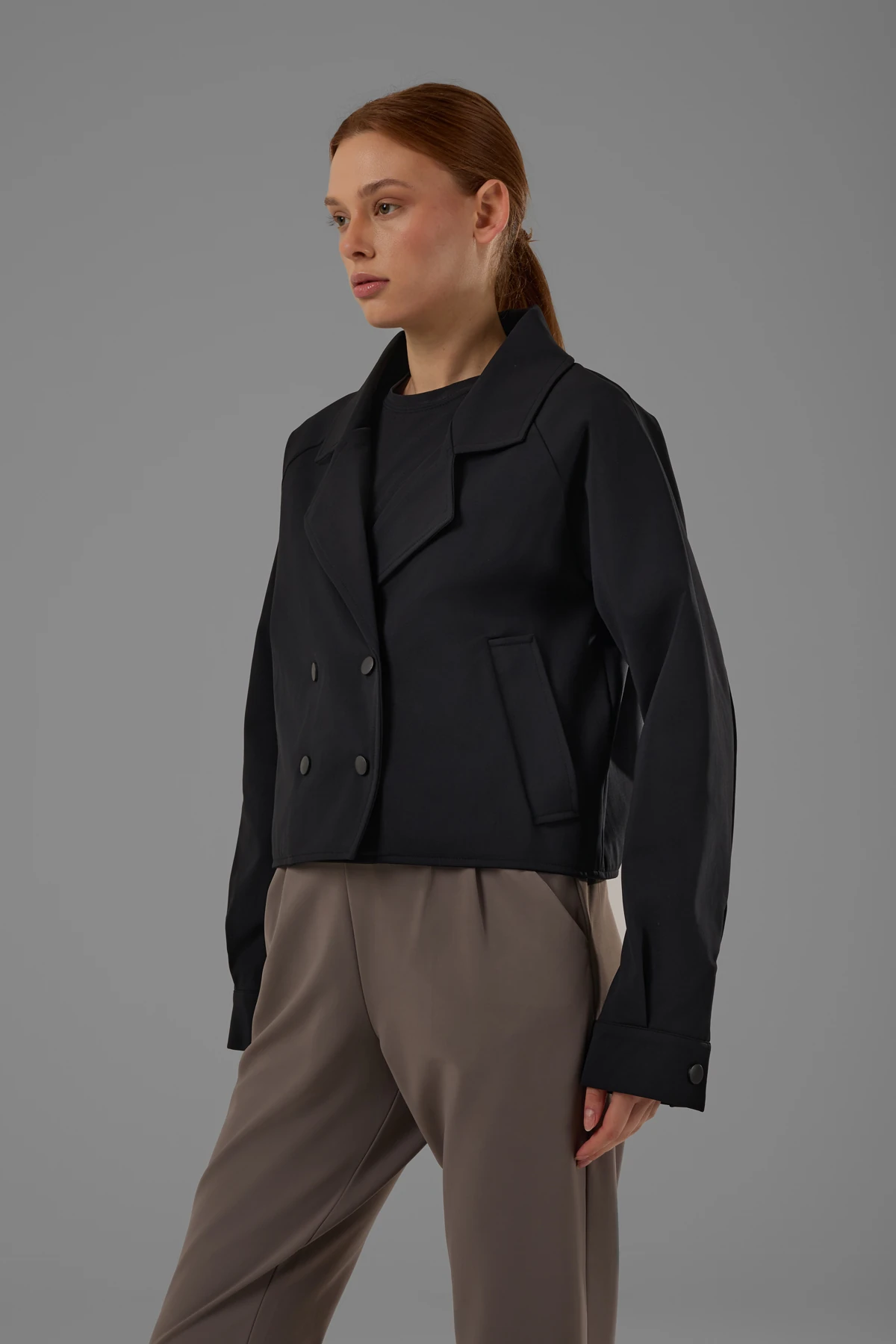 EXUMA KADIN CEKET 2529183 - Siyah