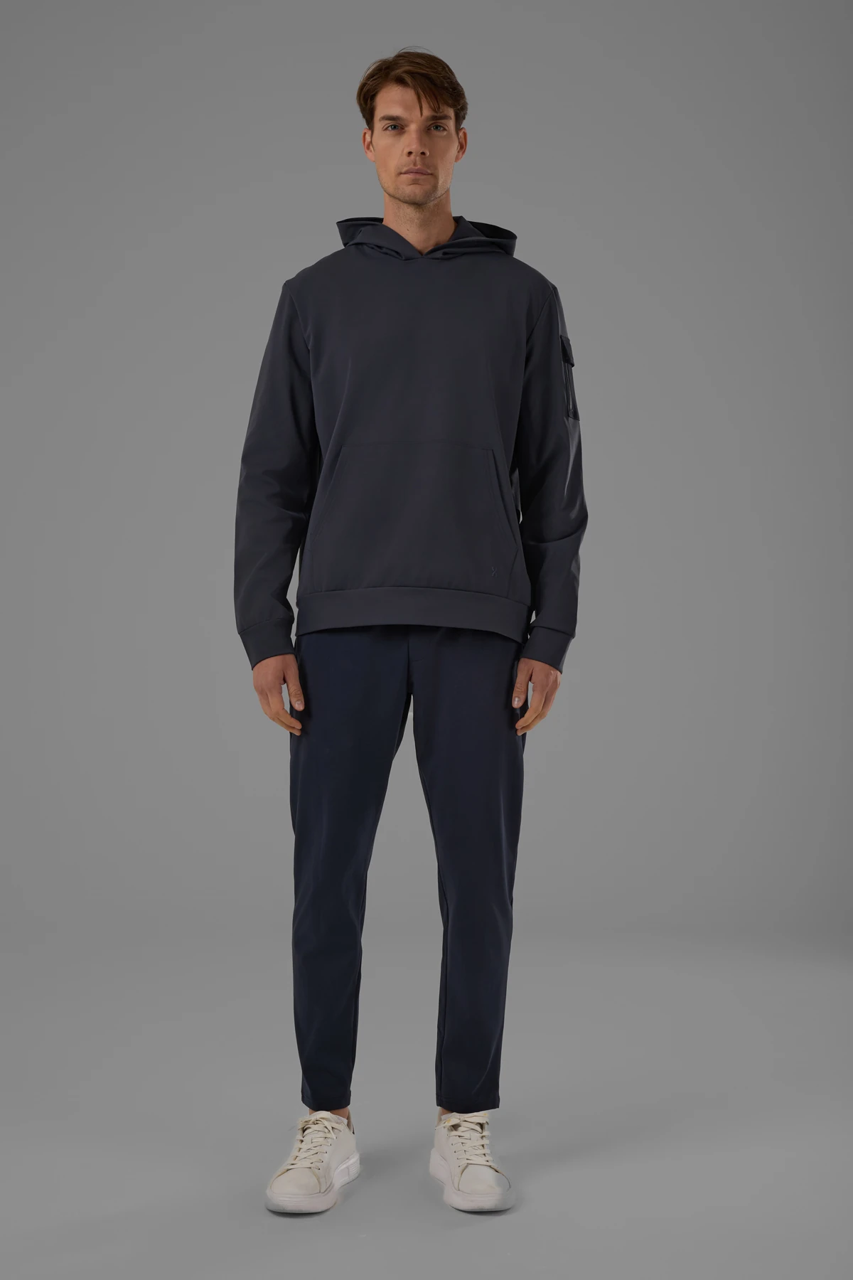 EXUMA ERKEK KAPÜŞONLU SWEATSHIRT 2519007 - INDIGO