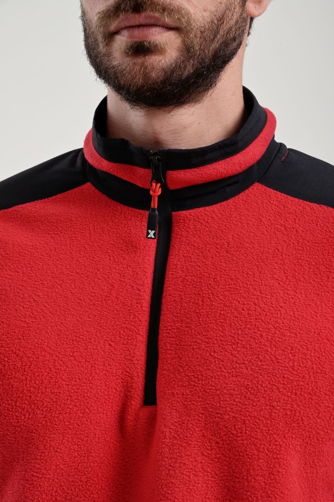 EXUMA ERKEK YARIM FERMUARLI POLAR 2412004 - 657-RED