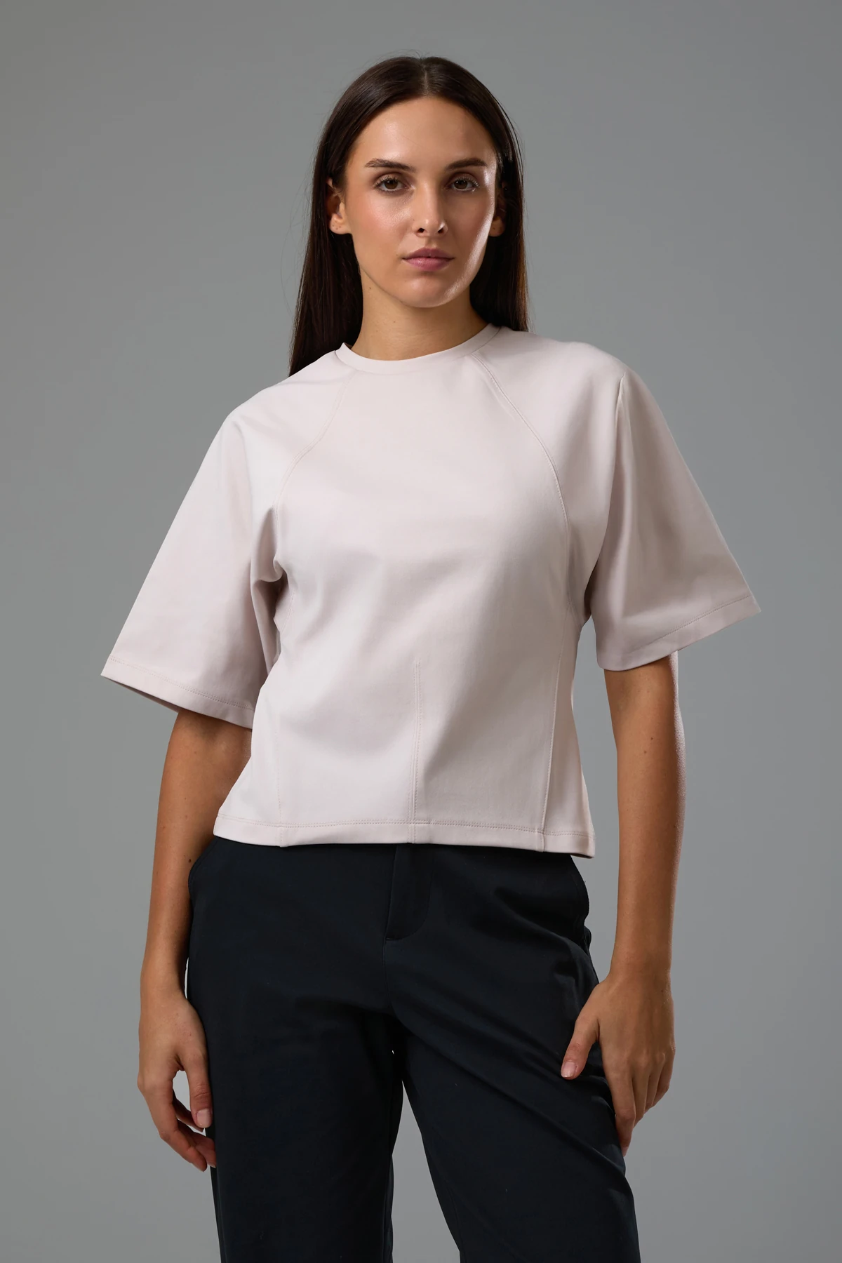 EXUMA KADIN T-SHIRT 2522159 - PUDRA