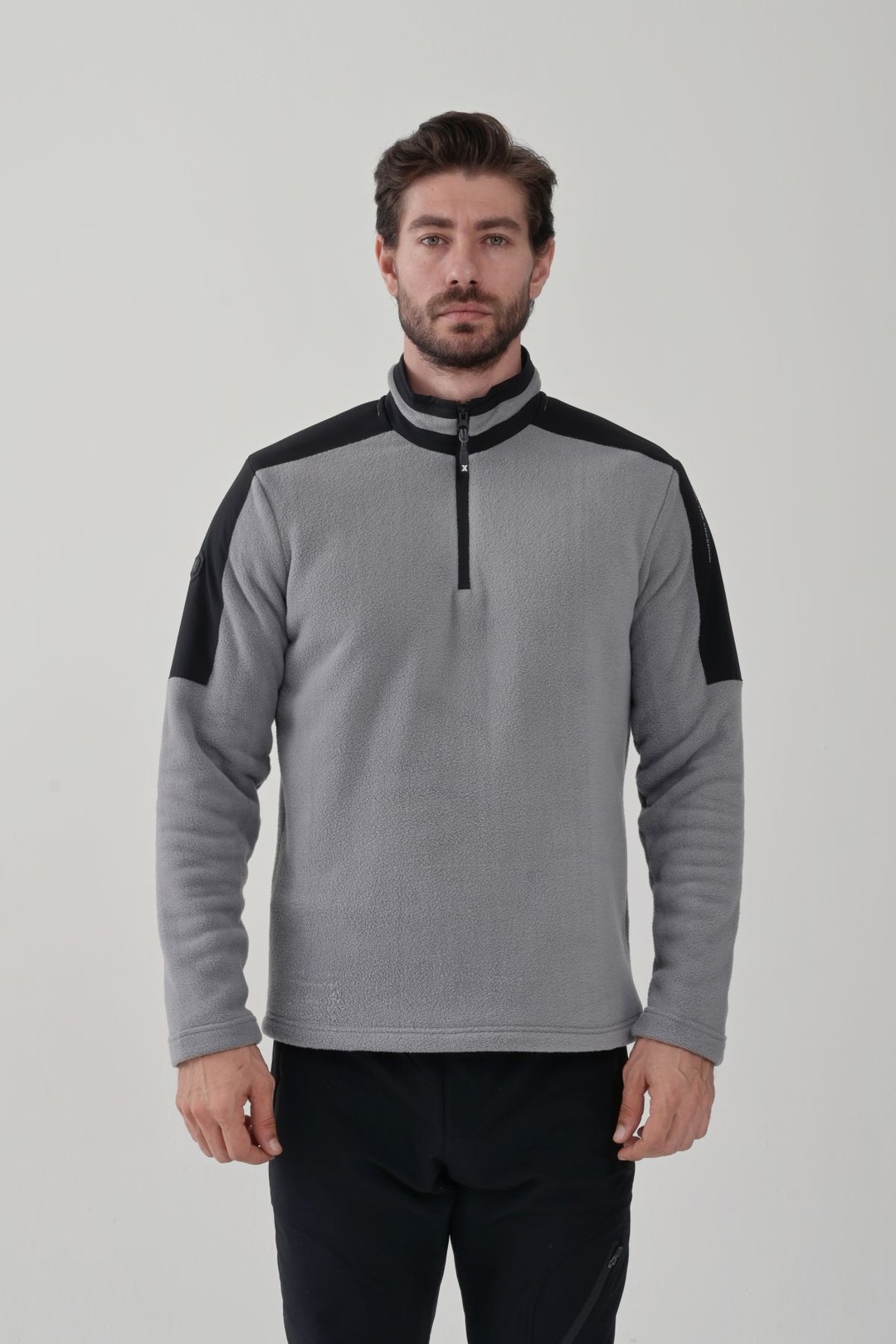 EXUMA ERKEK YARIM FERMUARLI POLAR 2412004 - GREY