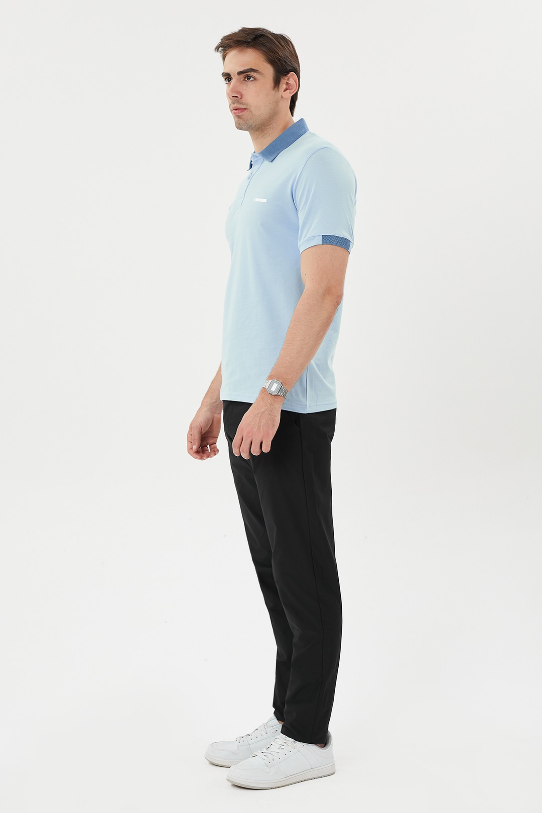 EXUMA ERKEK POLO YAKA T-SHIRT 1412036 - 412-BLUE