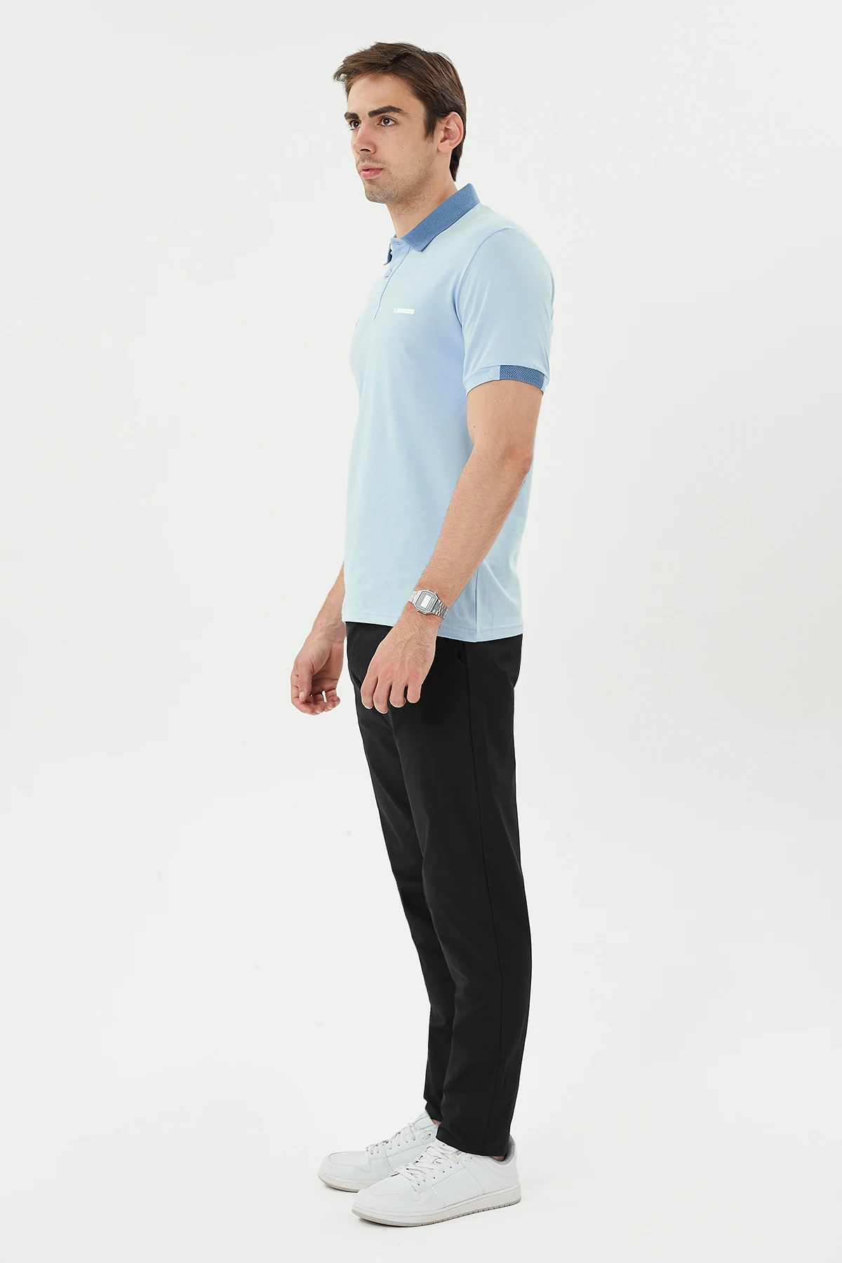 EXUMA ERKEK POLO YAKA T-SHIRT 1412036 - 412-BLUE