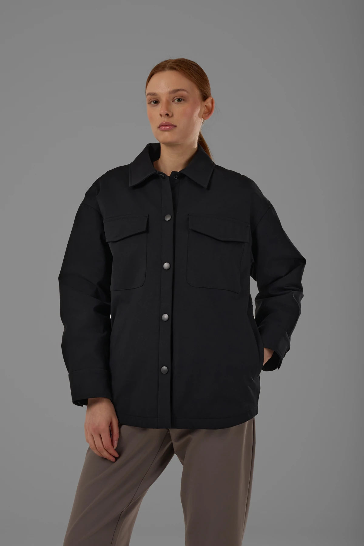 EXUMA KADIN CEKET 2521037 - Siyah