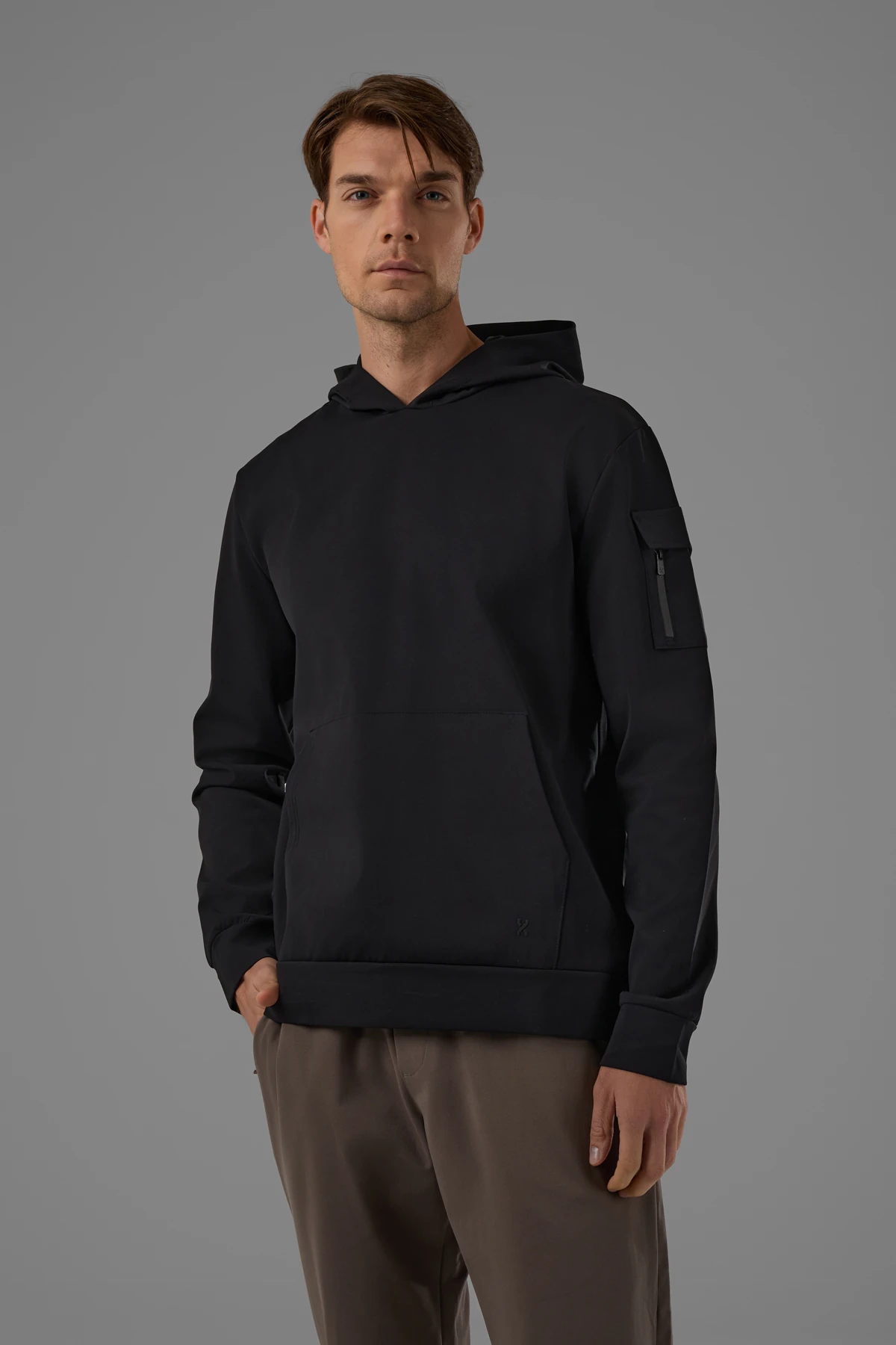 EXUMA ERKEK KAPÜŞONLU SWEATSHIRT 2519007 - Siyah