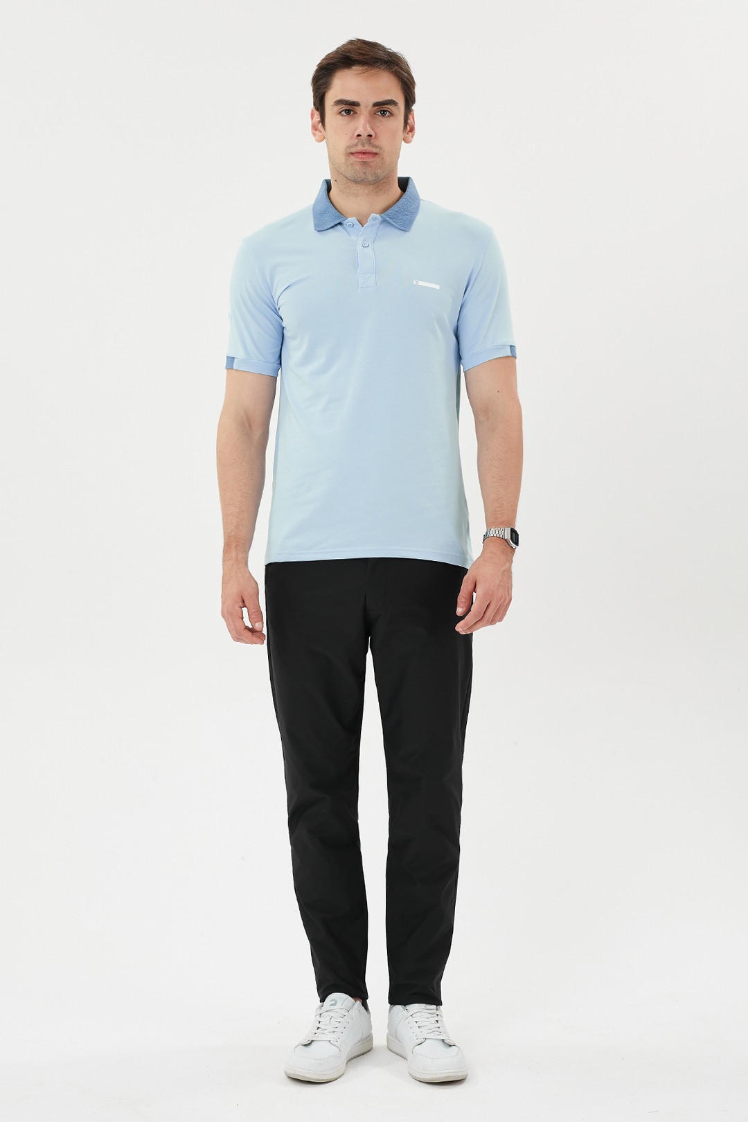 EXUMA ERKEK POLO YAKA T-SHIRT 1412036 - 412-BLUE