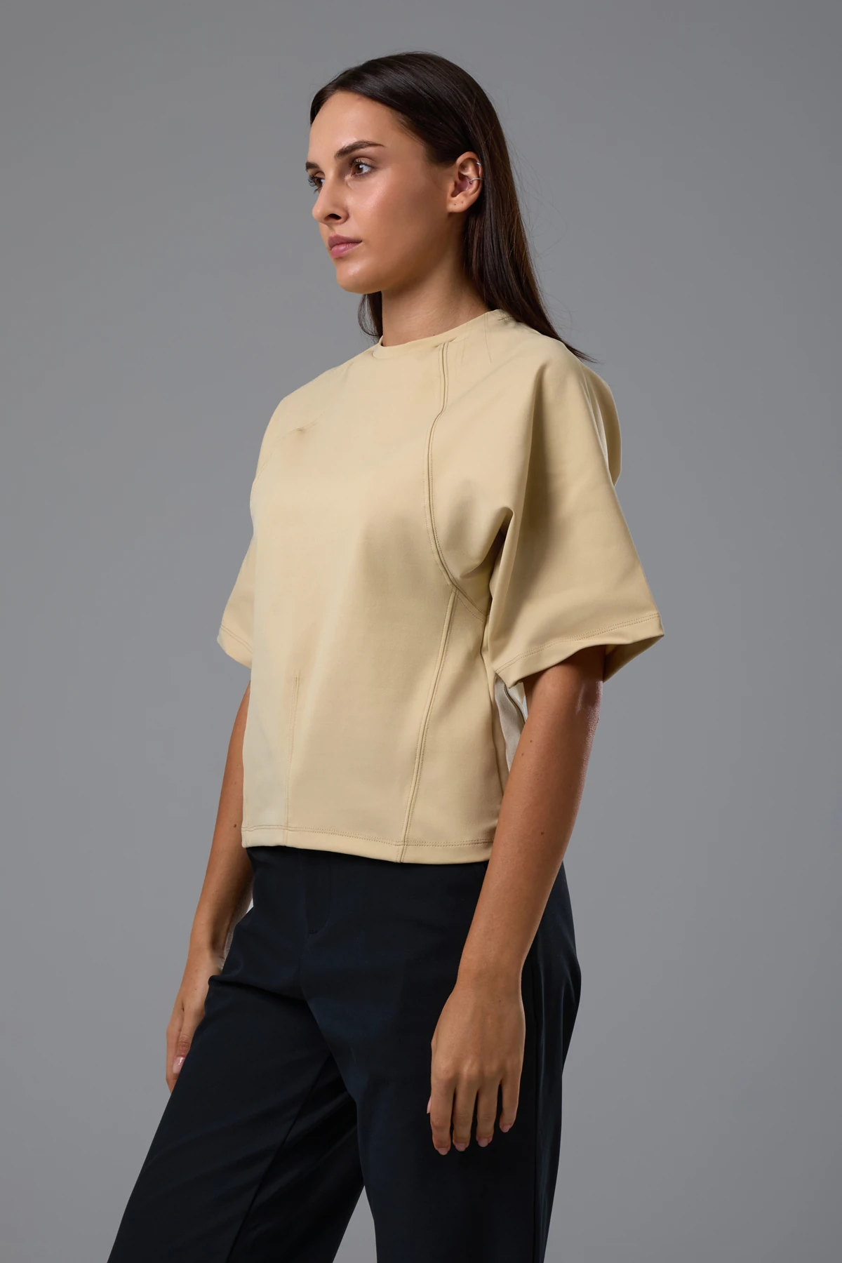 EXUMA KADIN T-SHIRT 2522159 - Bej