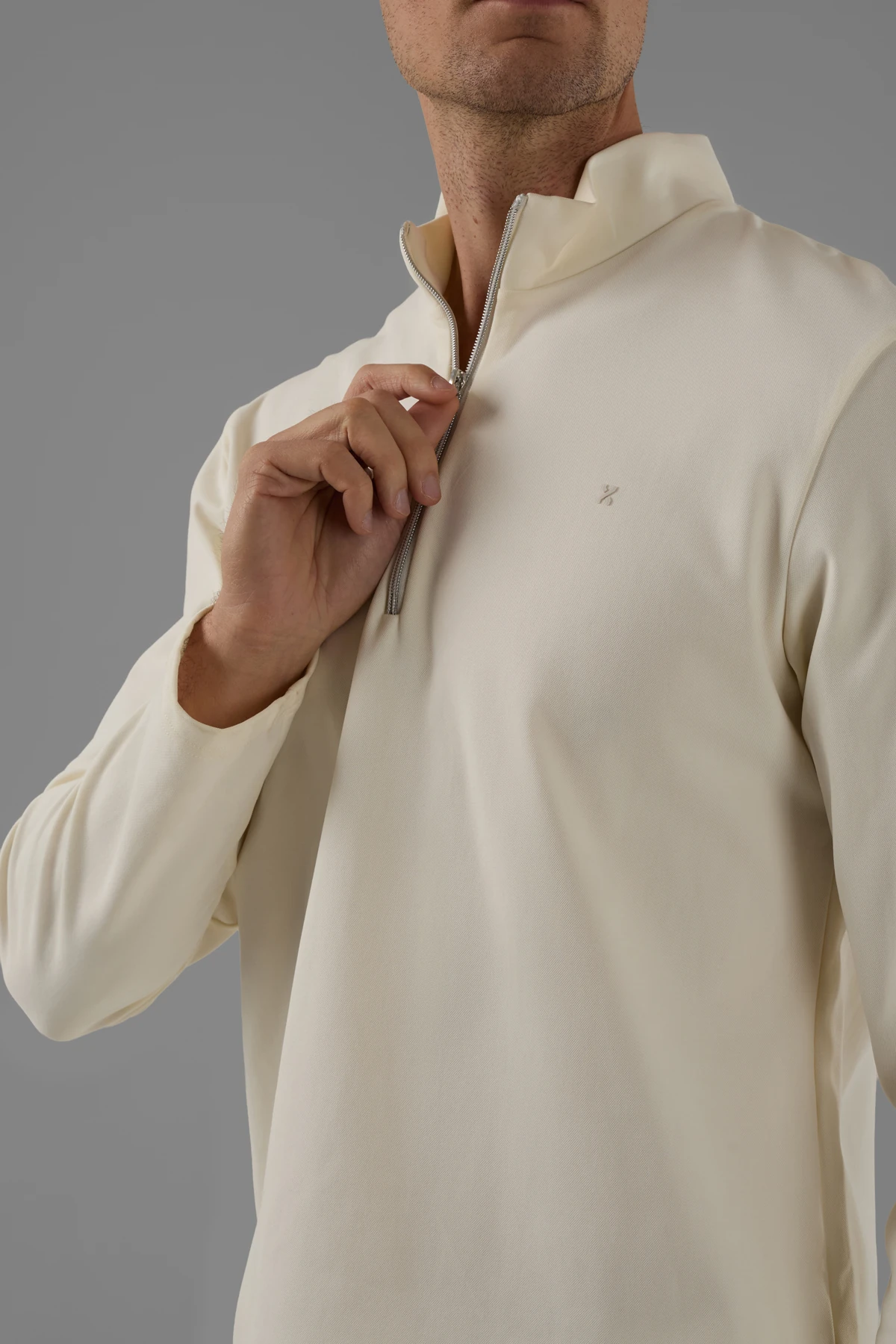 EXUMA ERKEK KAYIKÇI YAKA SWEATSHIRT 2519009 - OFF WHITE