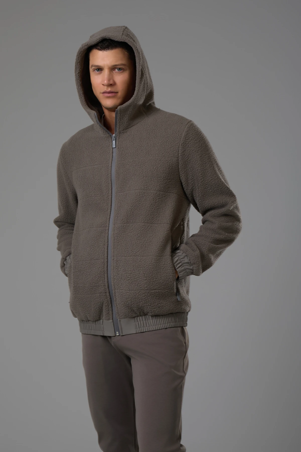 EXUMA ERKEK PELUŞ POLAR 2511199 - Gri