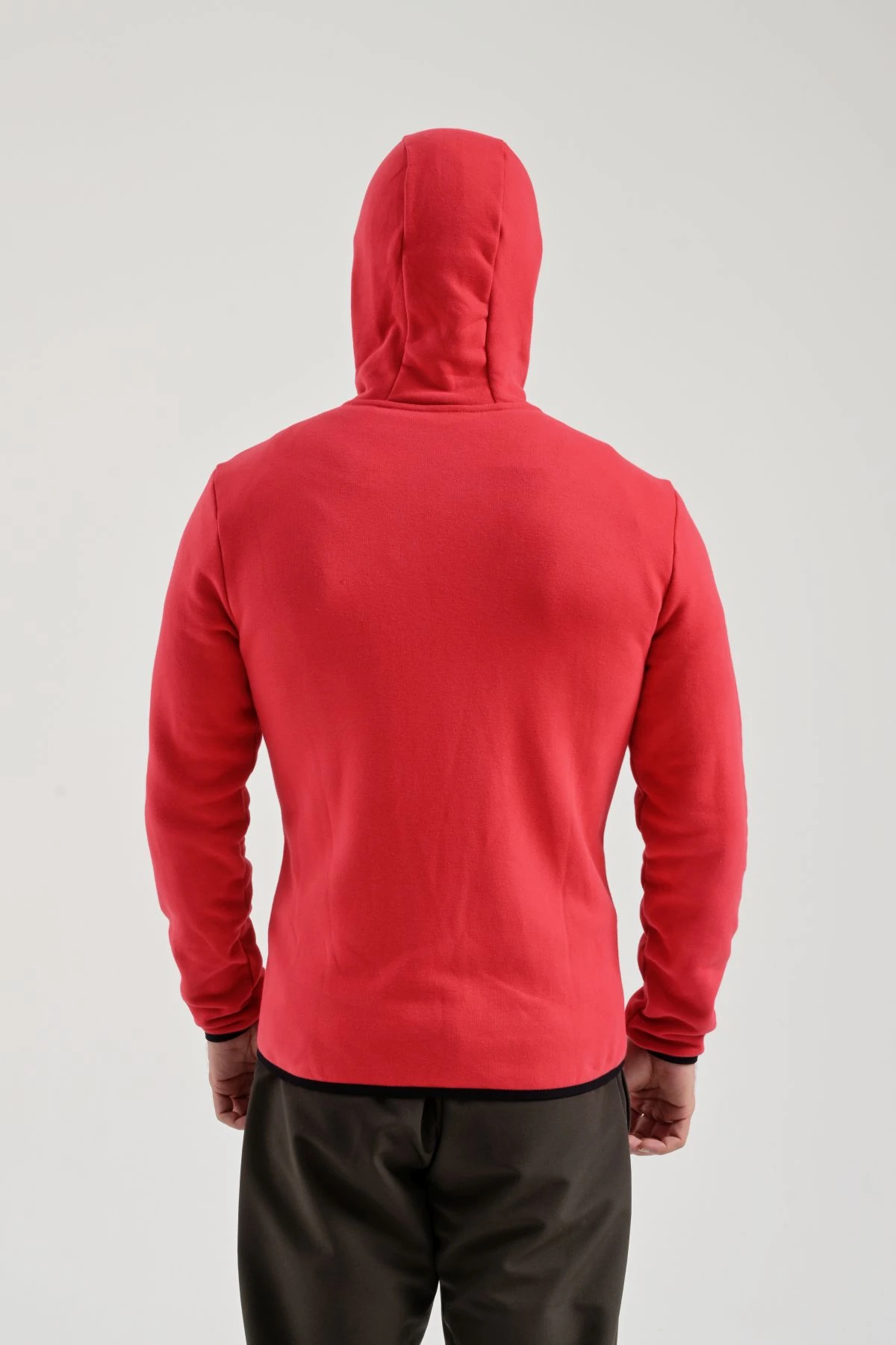 EXUMA ERKEK TAM FERMUARLI SWEATSHIRT 2312250 - 657-RED