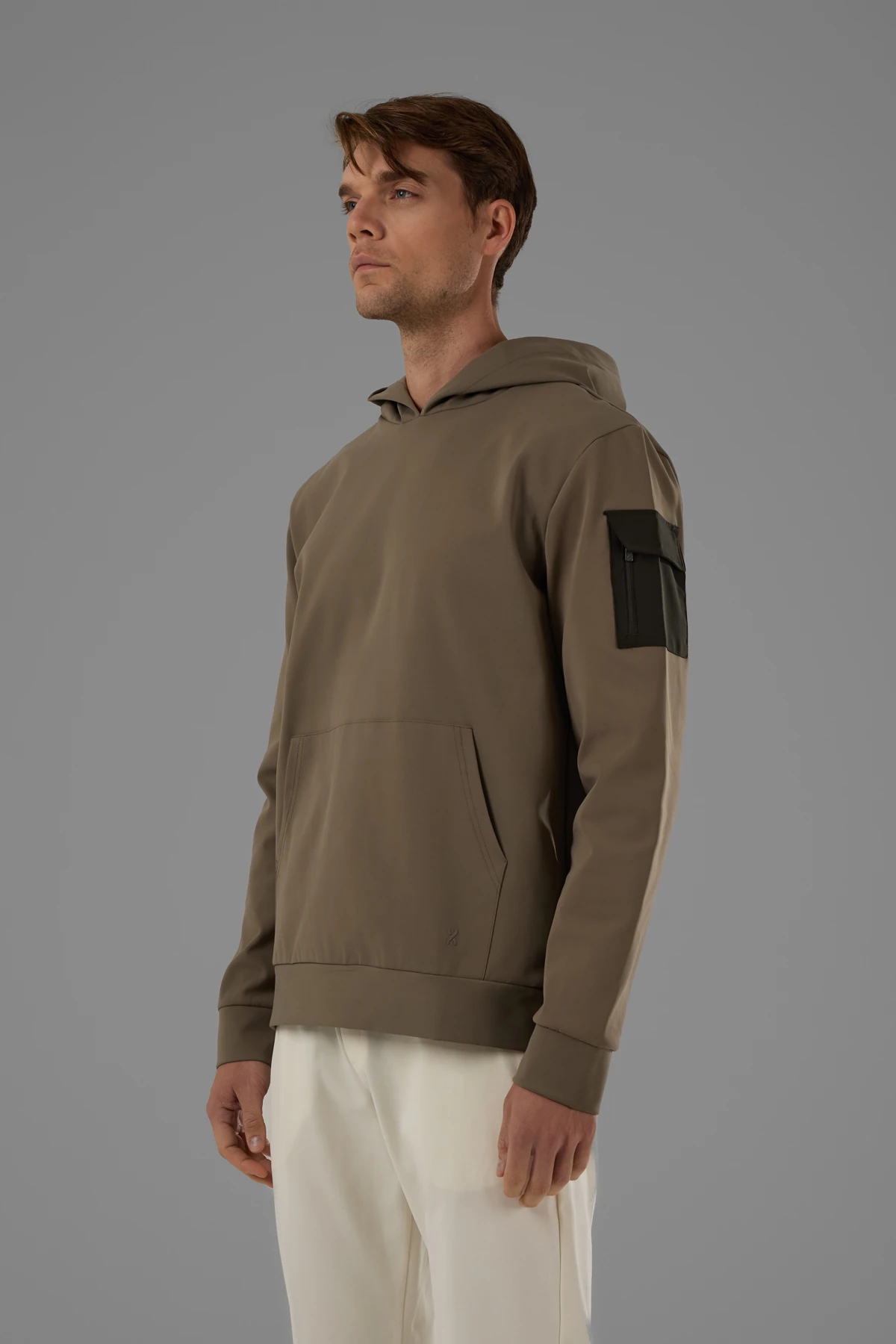 EXUMA ERKEK KAPÜŞONLU SWEATSHIRT 2519007 - Yeşil