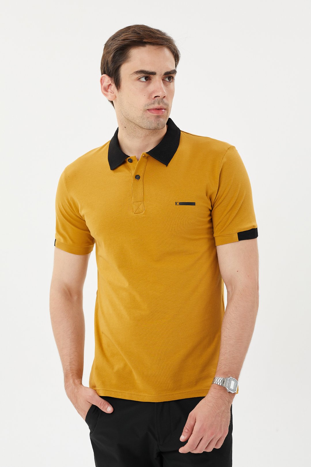 EXUMA ERKEK POLO YAKA T-SHIRT 1412036 - 738-HARDAL