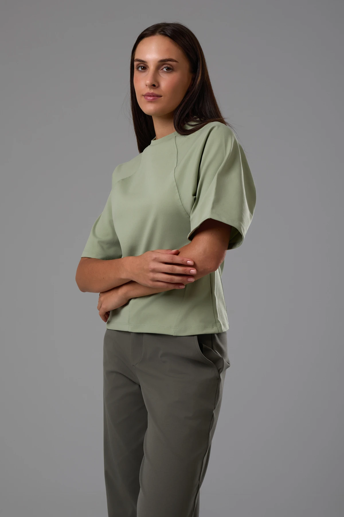 EXUMA KADIN T-SHIRT 2522159 - Yeşil