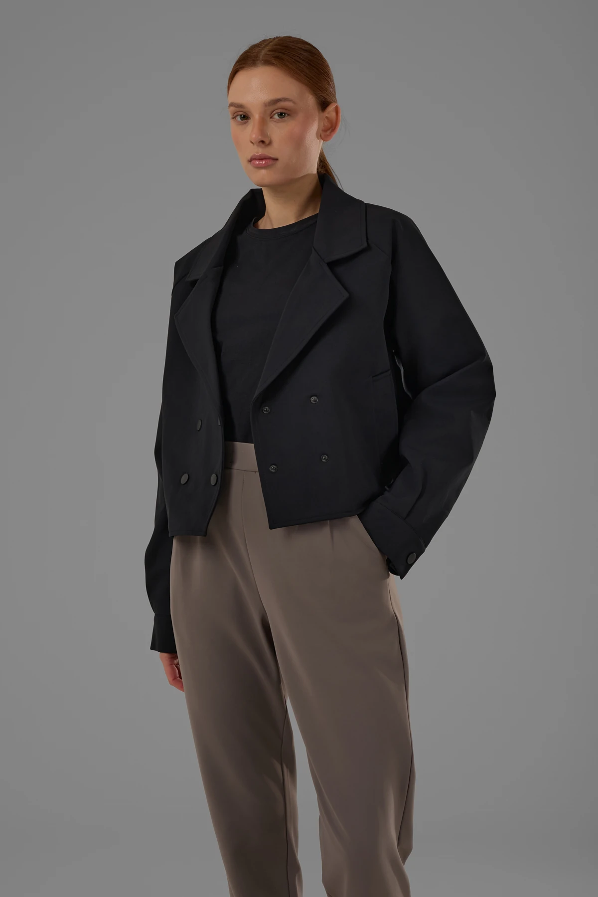 EXUMA KADIN CEKET 2529183 - Siyah