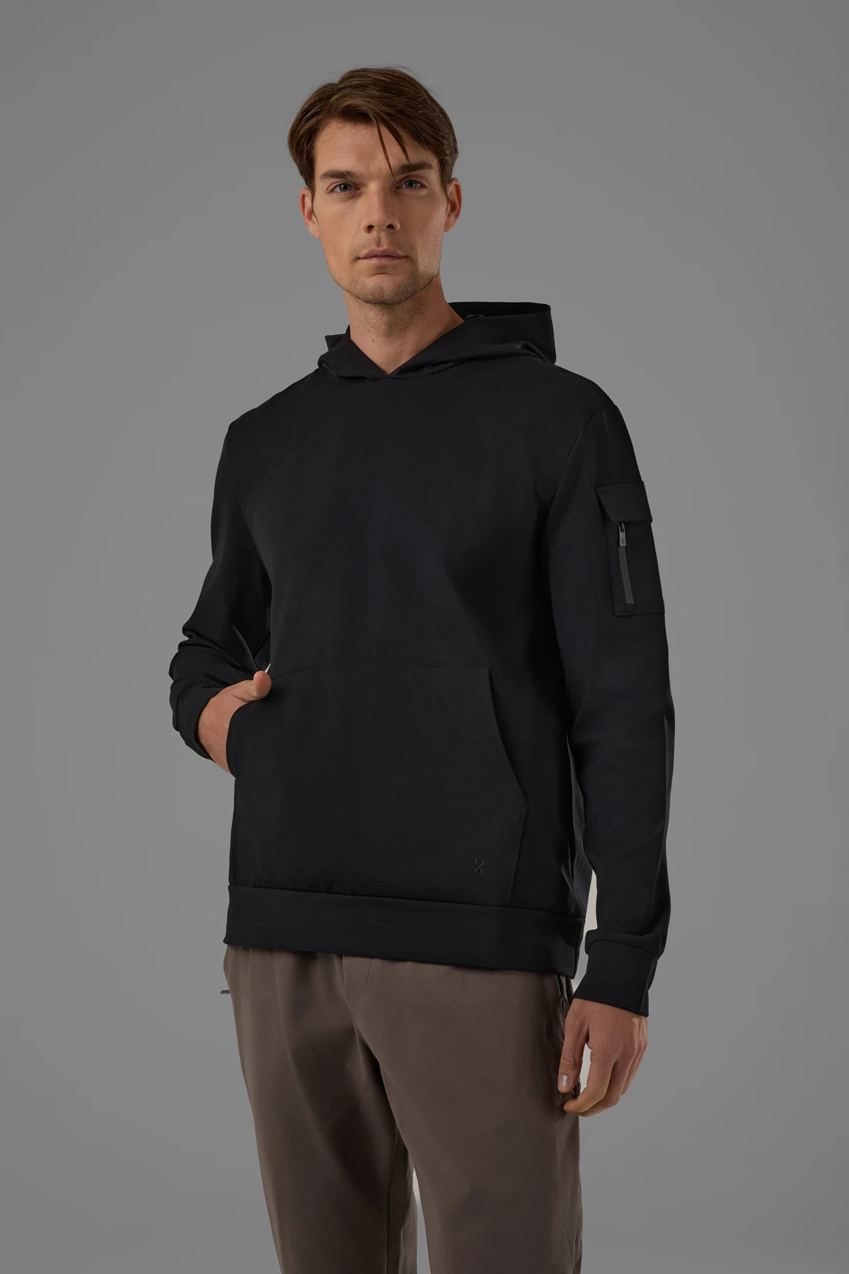 EXUMA ERKEK KAPÜŞONLU SWEATSHIRT 2519007 - Siyah