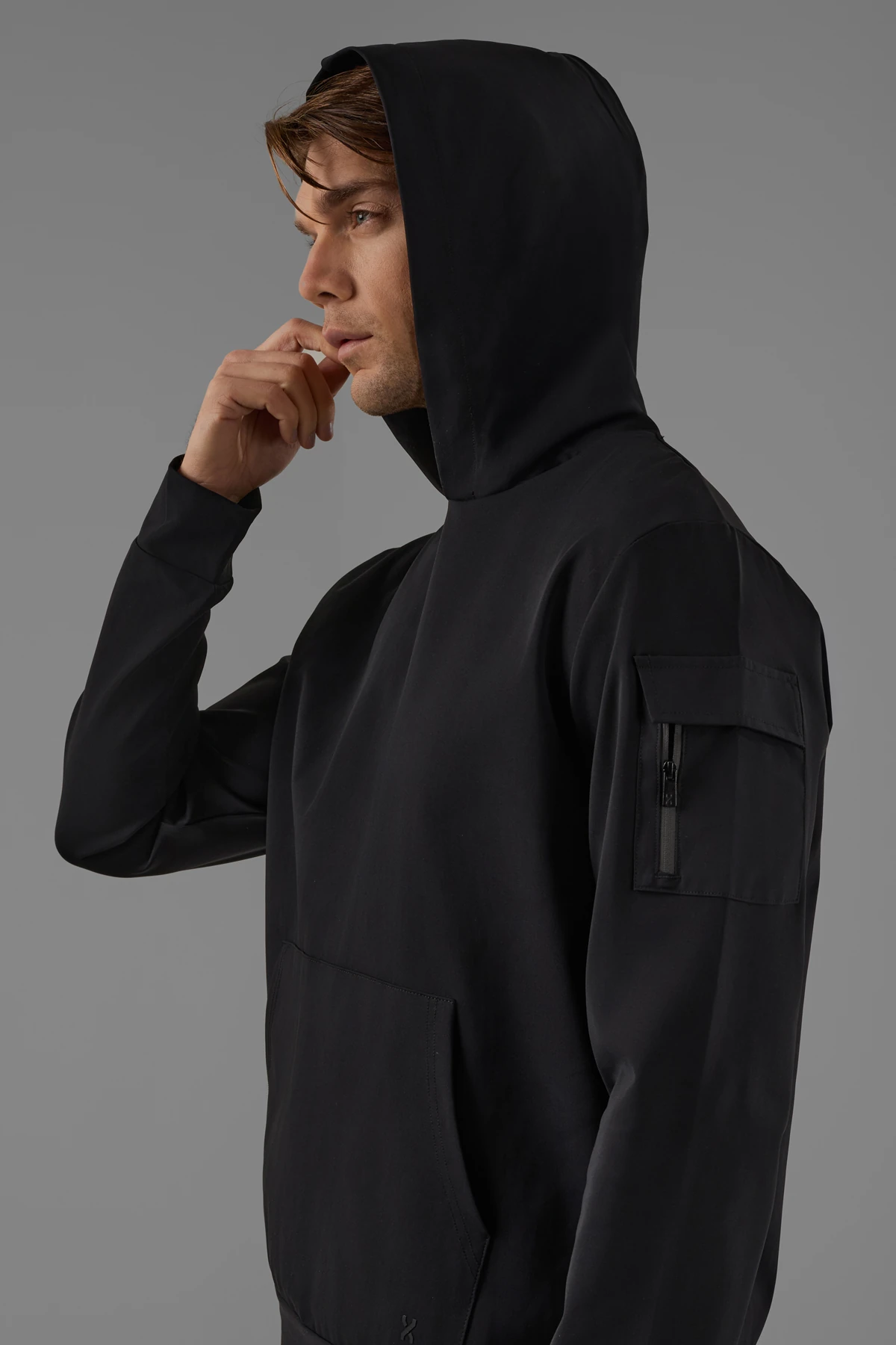 EXUMA ERKEK KAPÜŞONLU SWEATSHIRT 2519007 - Siyah