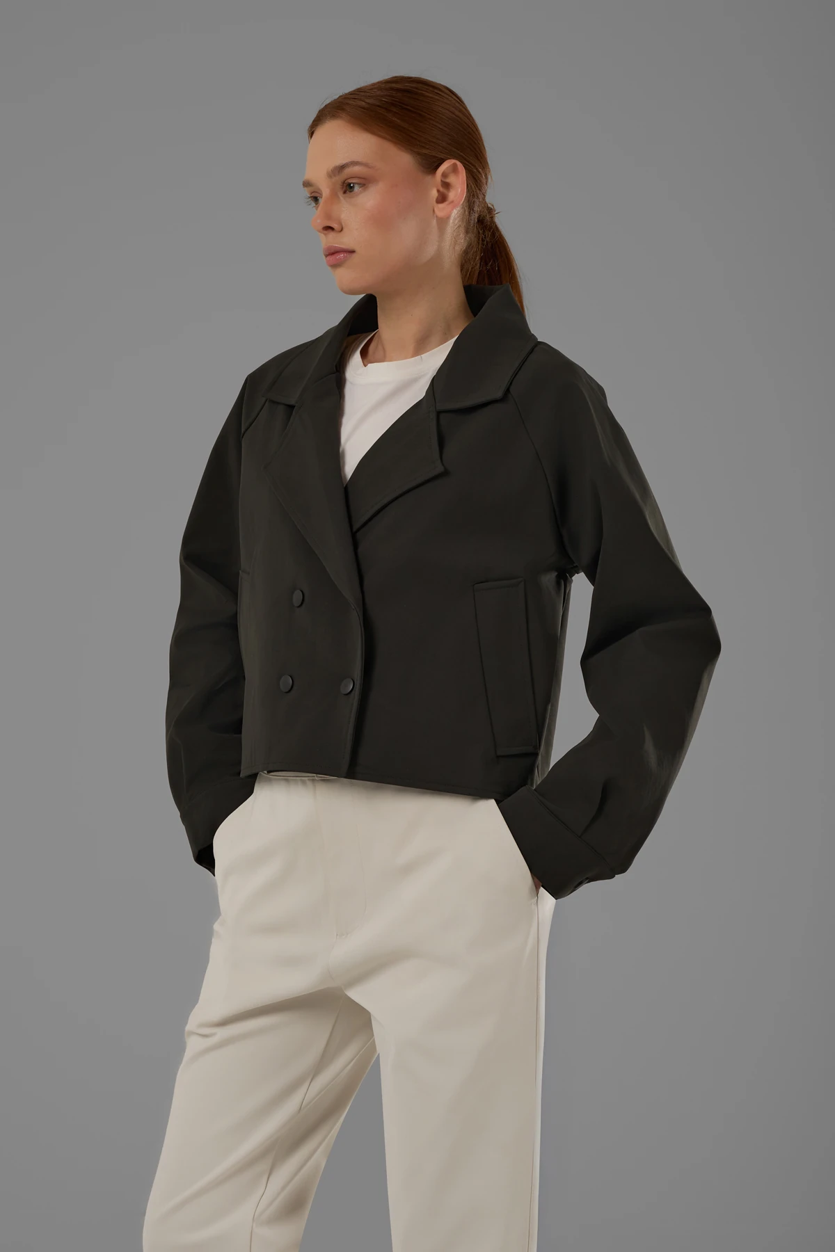 EXUMA KADIN CEKET 2529183 - Haki