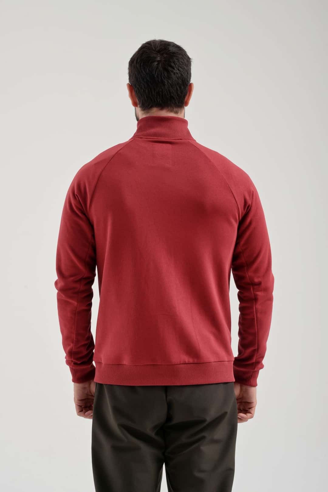 EXUMA ERKEK TAM FERMUARLI SWEATSHIRT 2419002 - 657-RED
