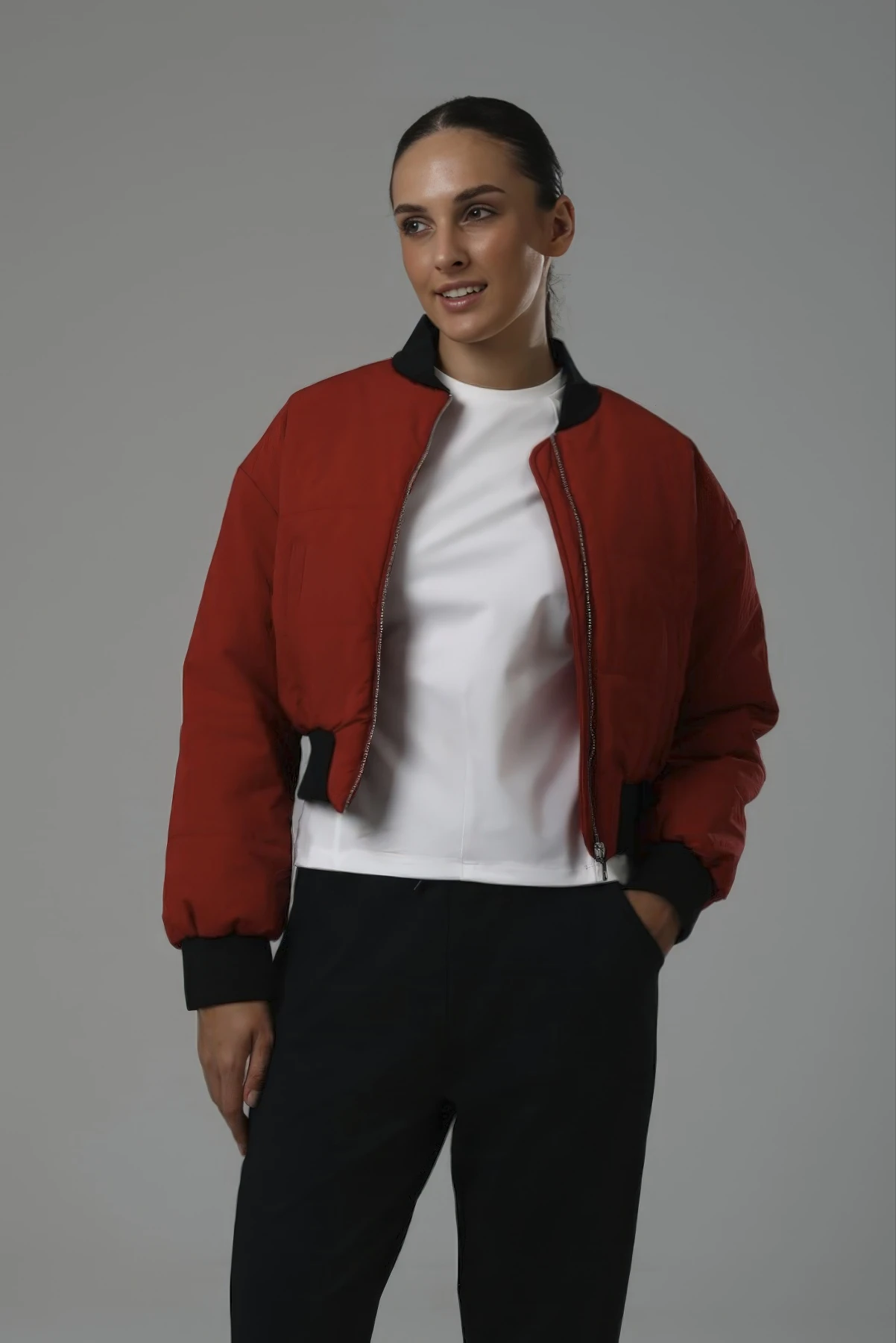 EXUMA KADIN CEKET 2521035 - Kırmızı