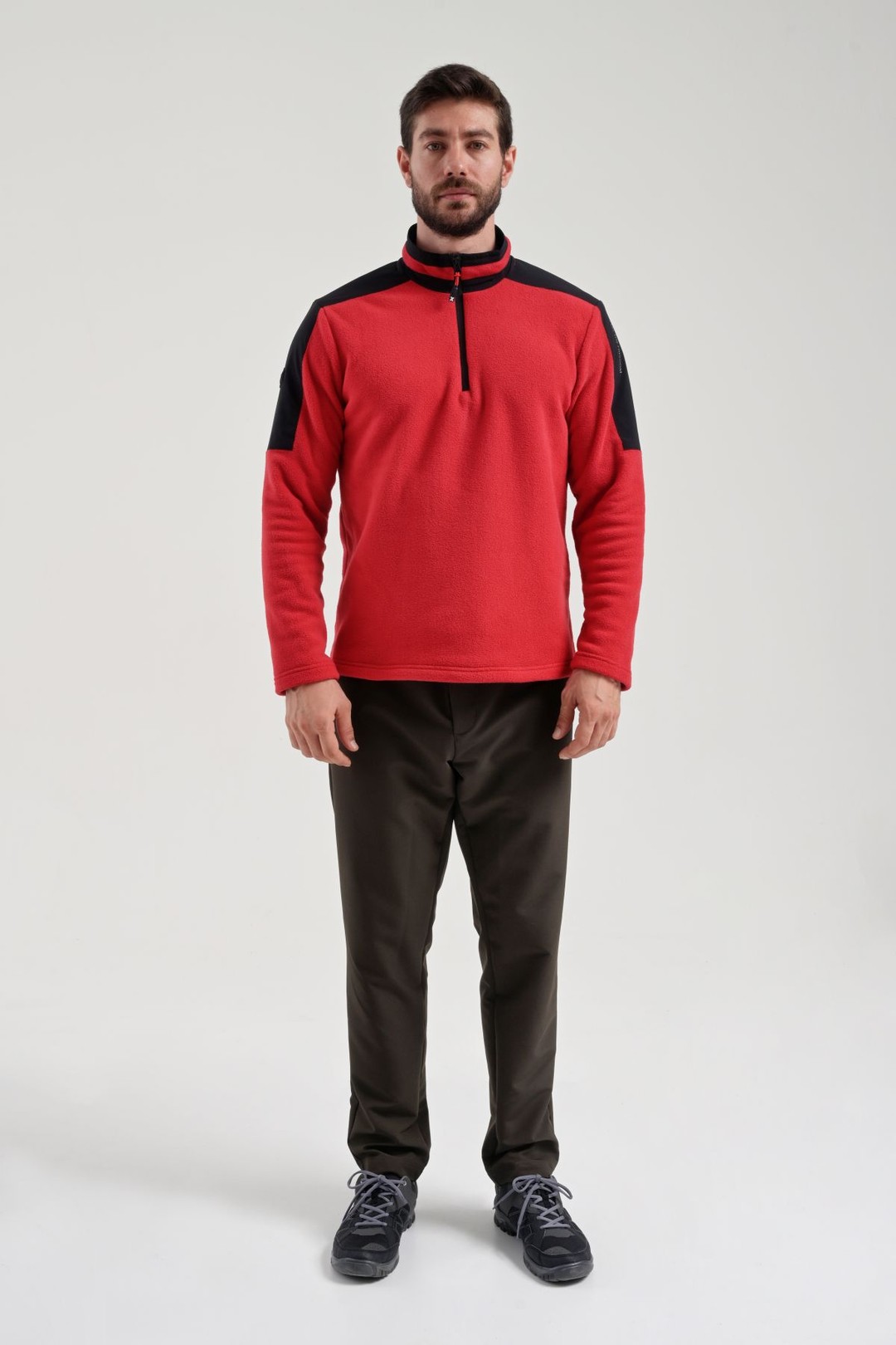 EXUMA ERKEK YARIM FERMUARLI POLAR 2412004 - 657-RED