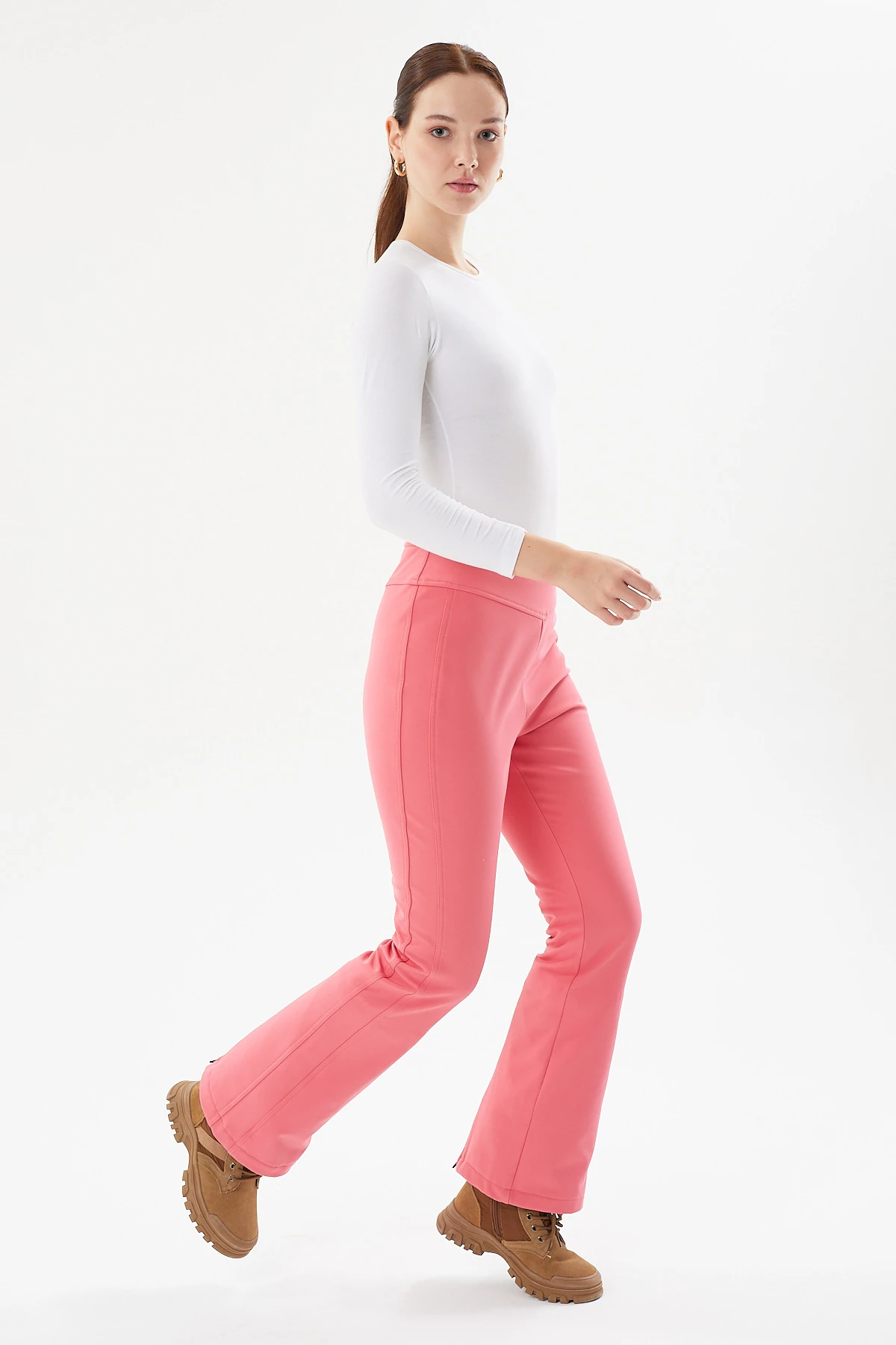 EXUMA KADIN SOFTHELL PANTOLON 2423027 - Fuşya