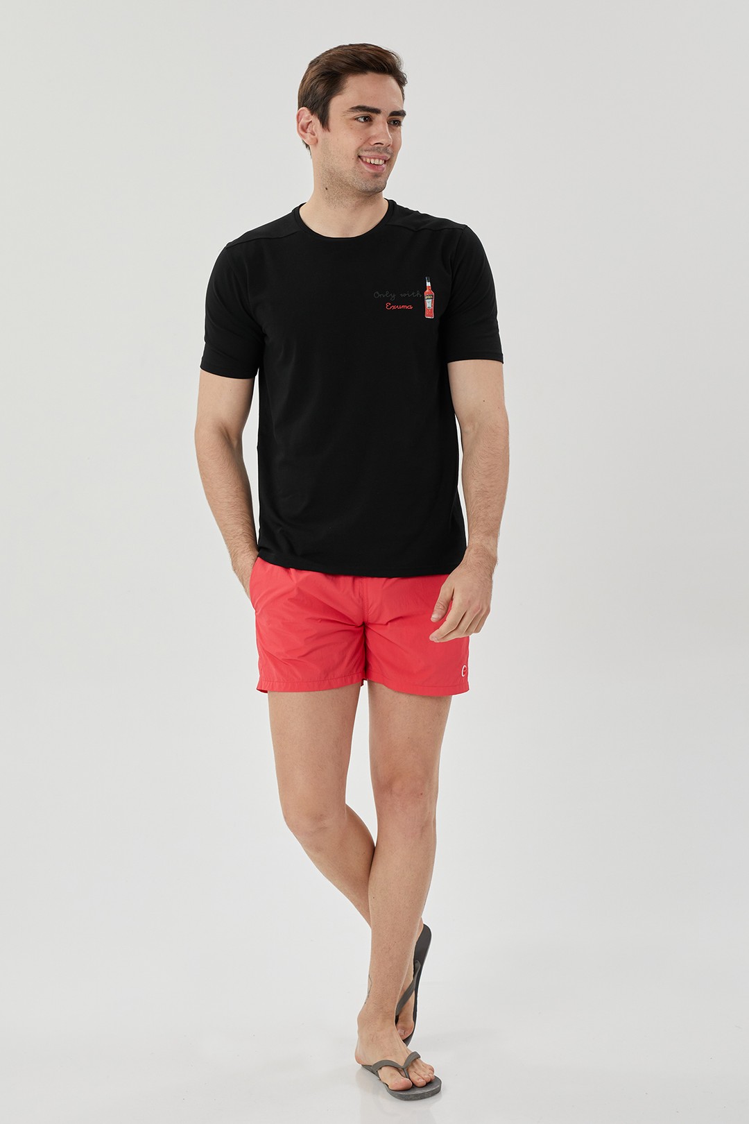 EXUMA ERKEK DENİZ ŞORTU 1315022 - 657-RED