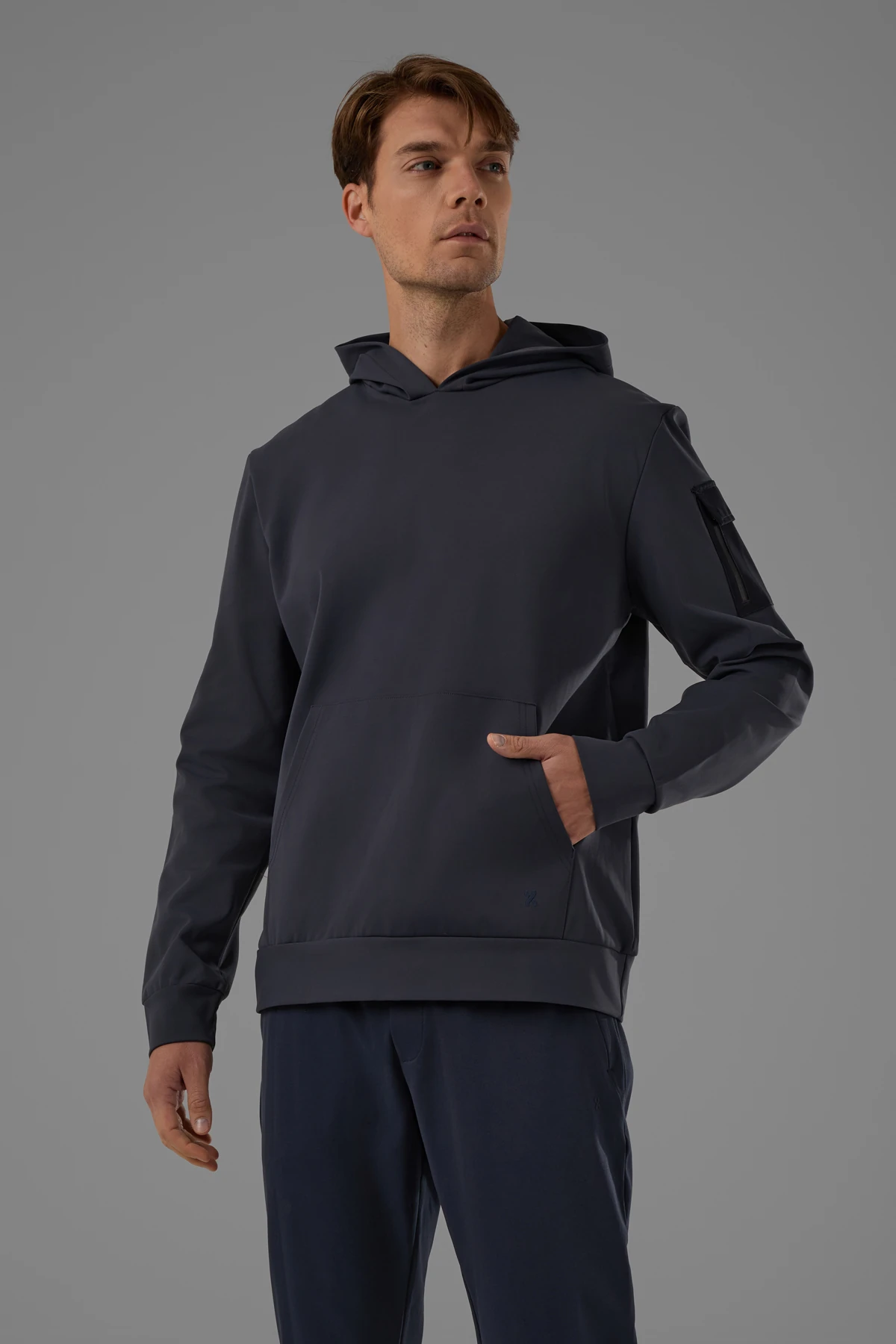 EXUMA ERKEK KAPÜŞONLU SWEATSHIRT 2519007 - INDIGO