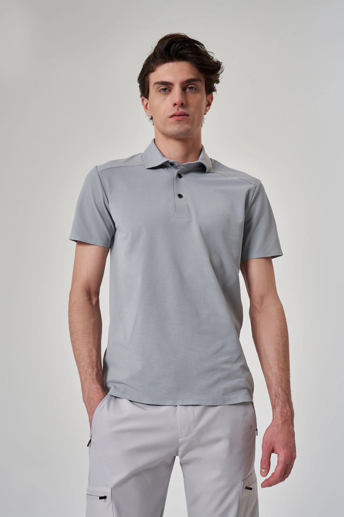 EXUMA POLO YAKA T-SHIRT 1412034 - GREY