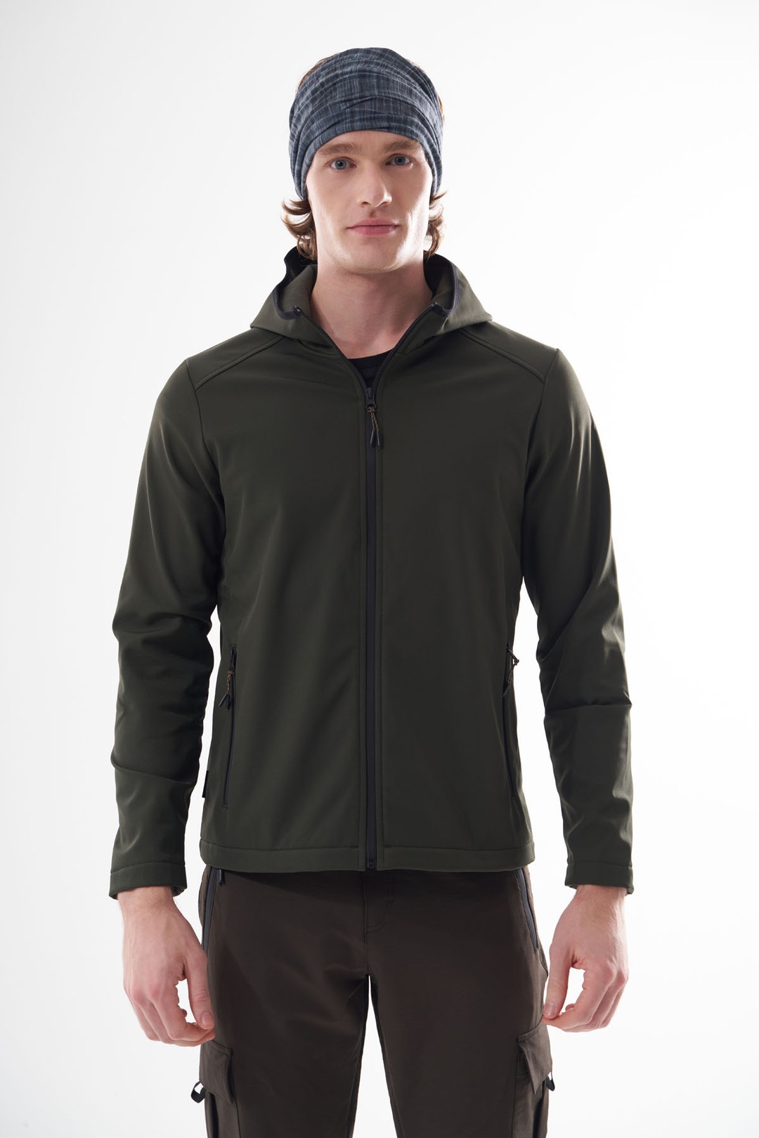 EXUMA ERKEK SOFTSHELL MONT 2311161 - Haki