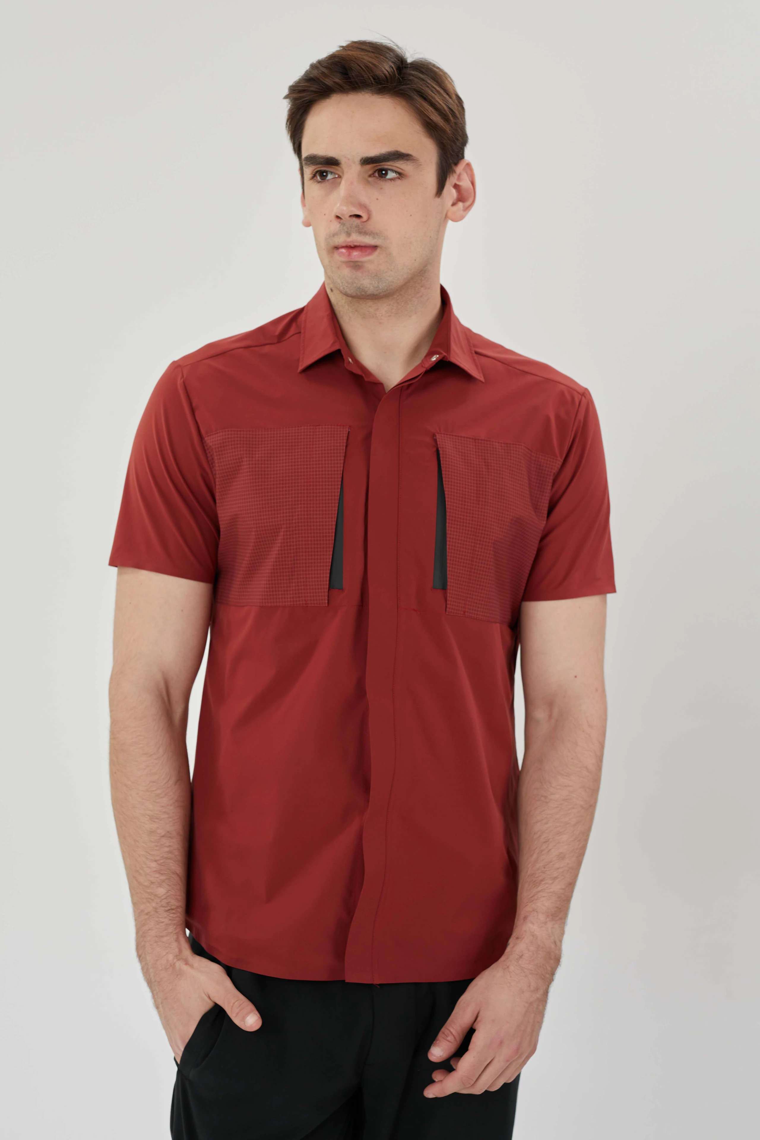 EXUMA ERKEK OUTDOOR GÖMLEK 1417017 - 677-BORDEAUX