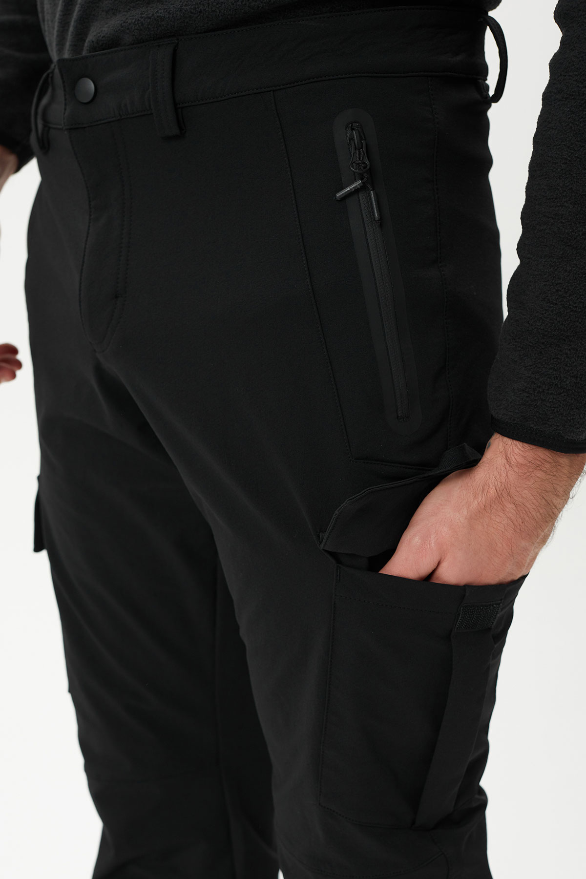 EXUMA ERKEK SOFTSHELL PANTOLON 2313009 - 010-BLACK
