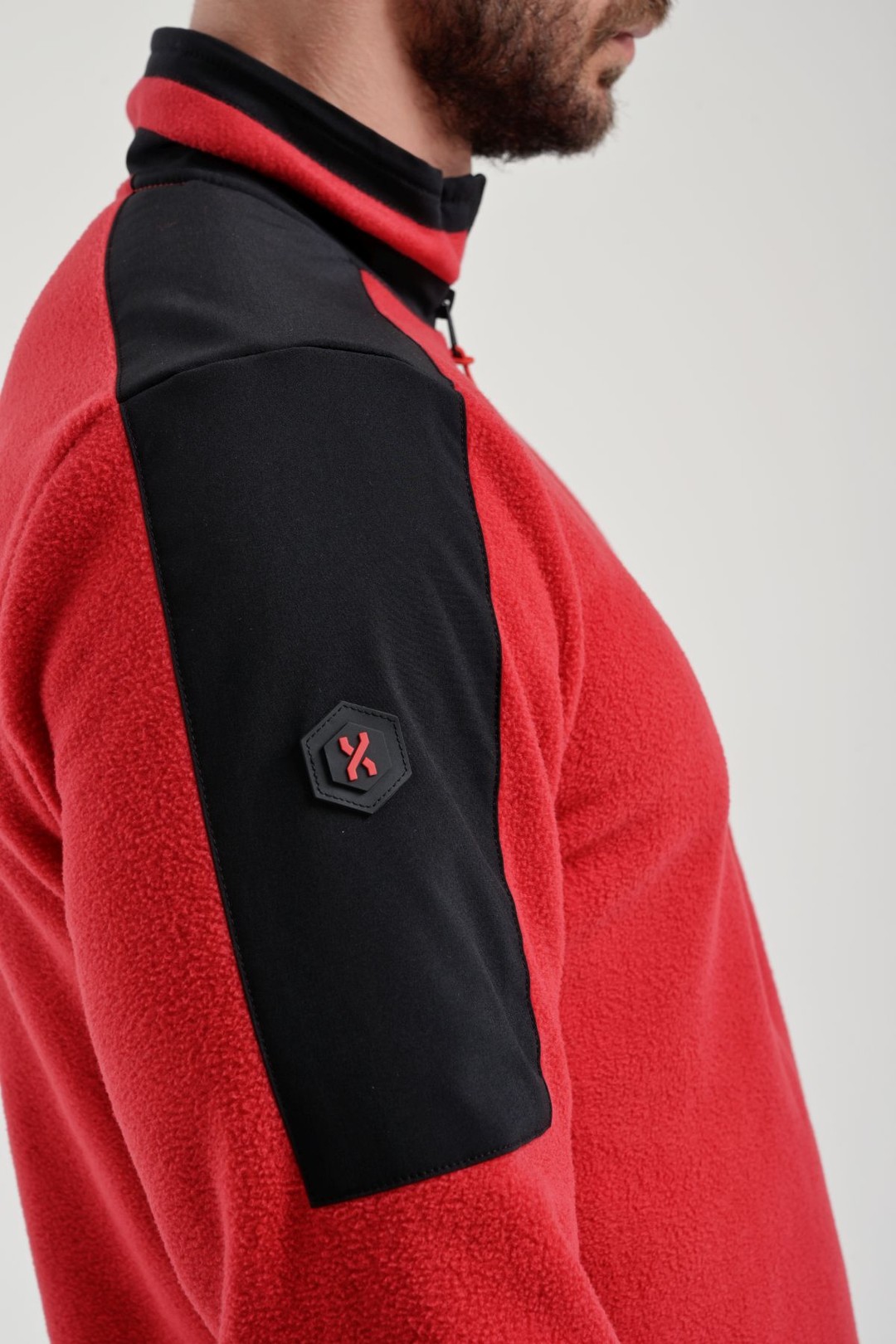 EXUMA ERKEK YARIM FERMUARLI POLAR 2412004 - 657-RED