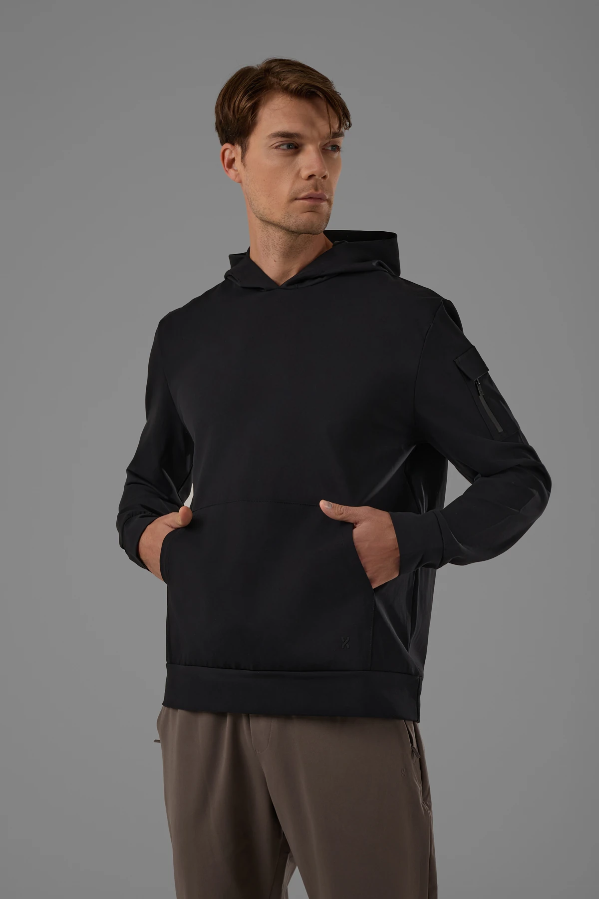 EXUMA ERKEK KAPÜŞONLU SWEATSHIRT 2519007 - Siyah