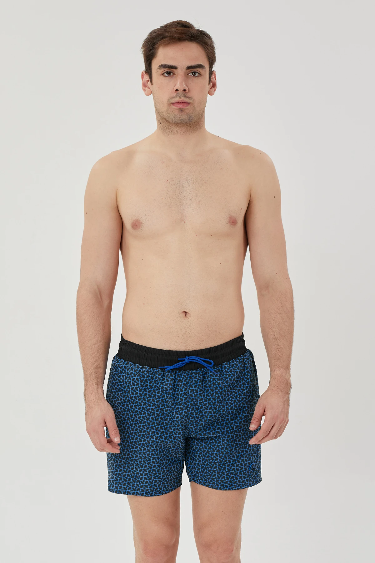 EXUMA ERKEK BASKILI DENİZ ŞORTU 1415033 - 106-BLUE PRINT