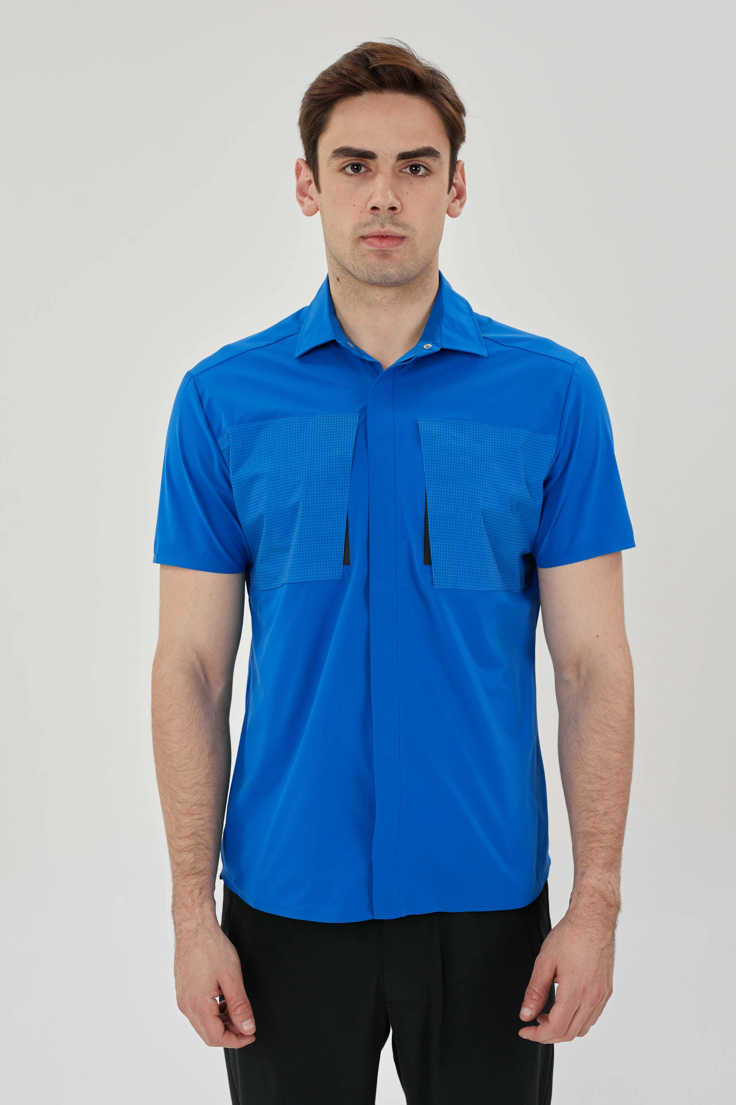 EXUMA ERKEK OUTDOOR GÖMLEK 1417017 - 463-R.BLUE