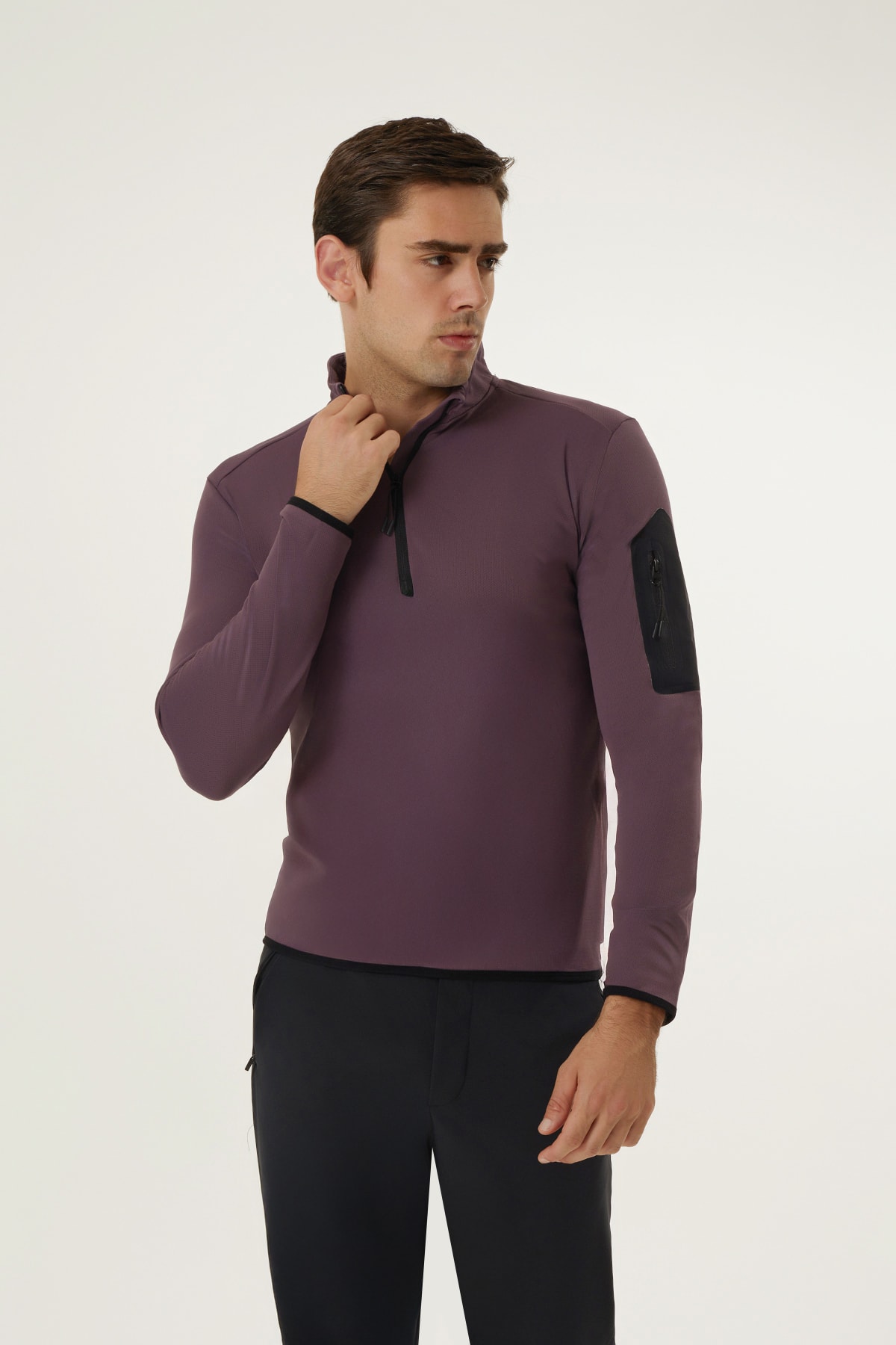 EXUMA ERKEK SWEAT 2212015 - Mor
