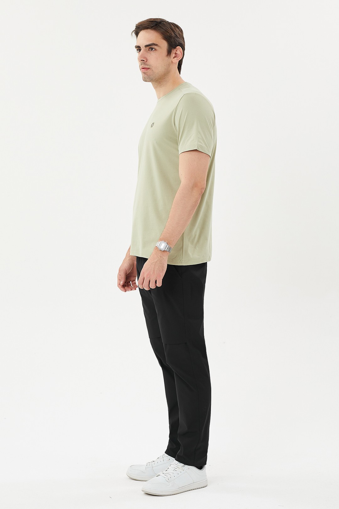 EXUMA ERKEK T-SHIRT 1412045 - OLIVE