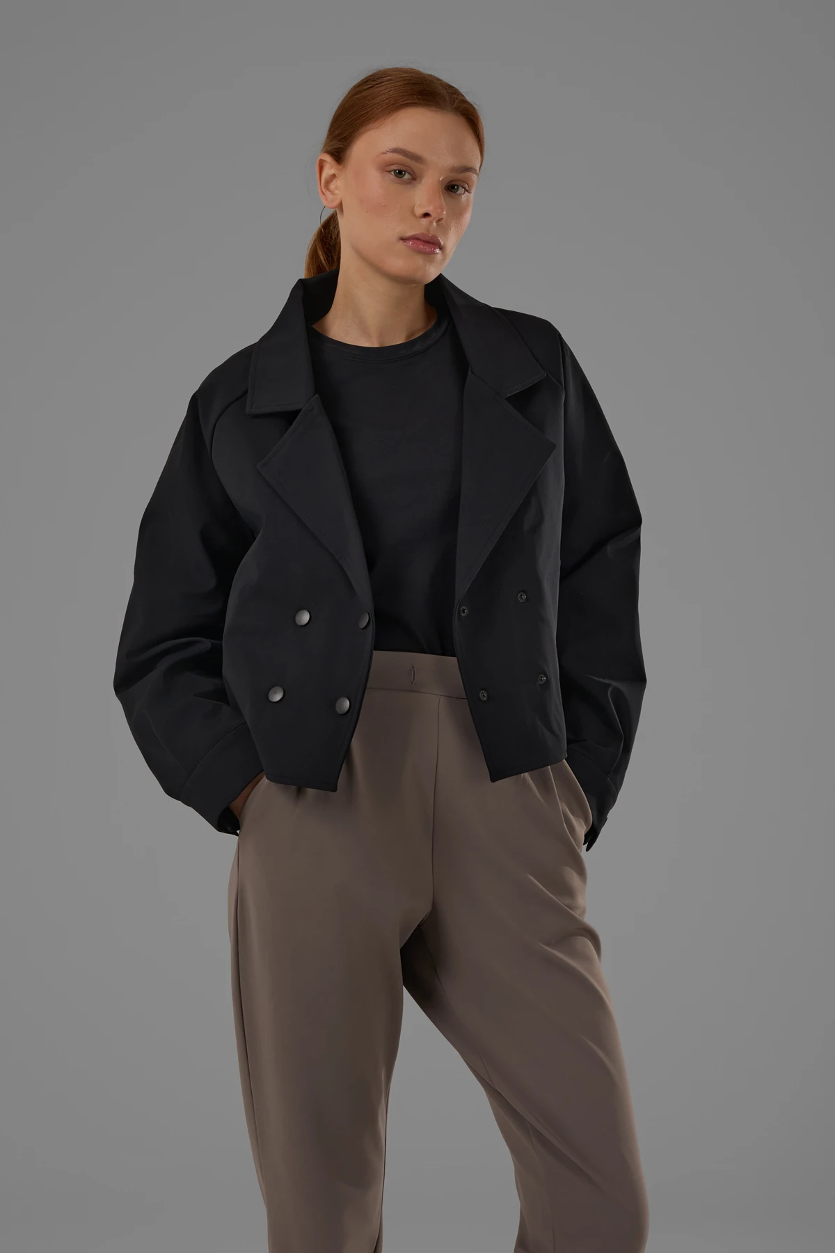 EXUMA KADIN CEKET 2529183 - Siyah