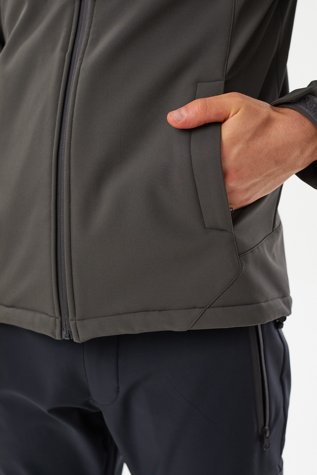 EXUMA ERKEK SOFTSHELL MONT 2411156 - Antrasit