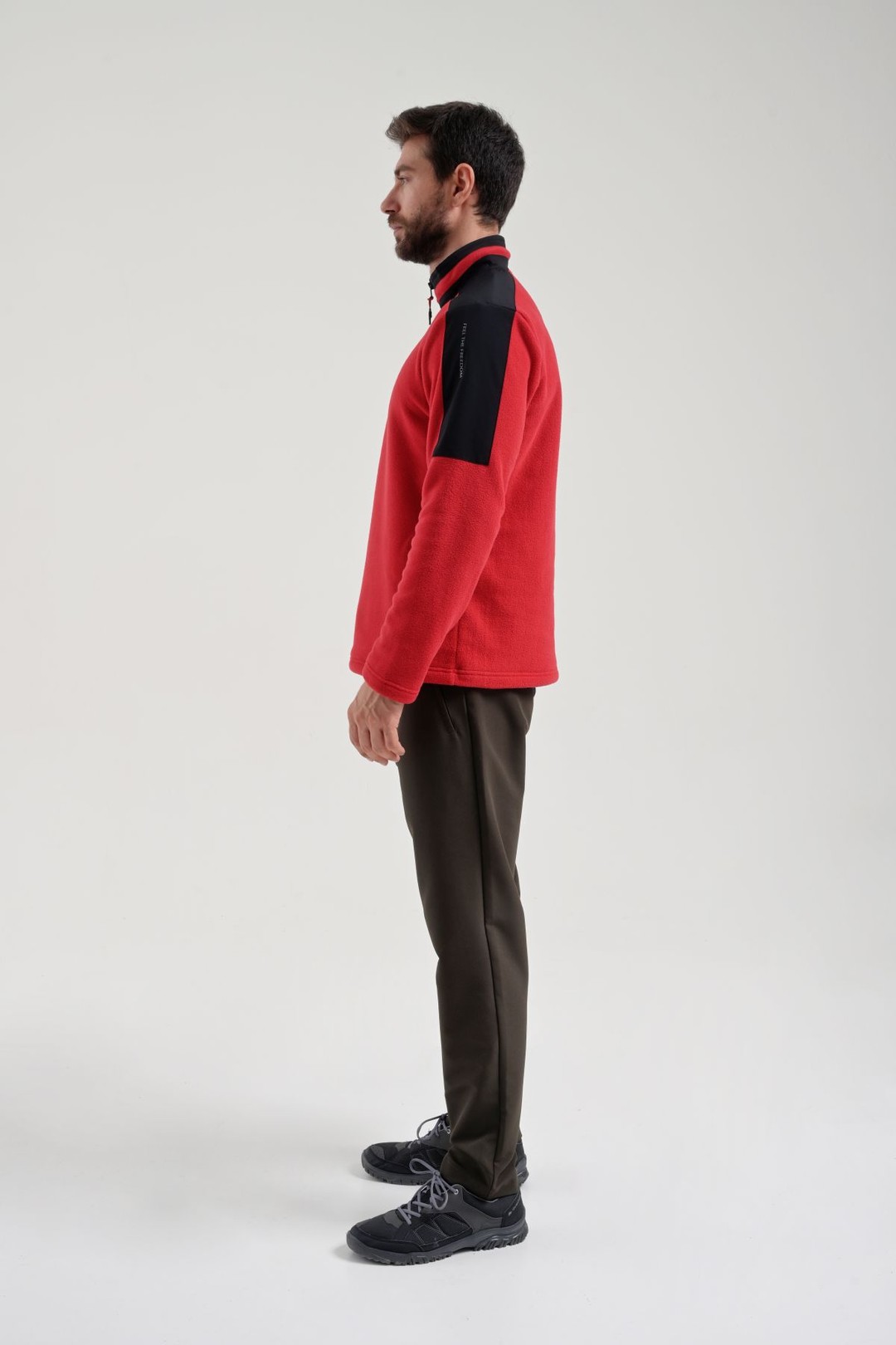 EXUMA ERKEK YARIM FERMUARLI POLAR 2412004 - 657-RED