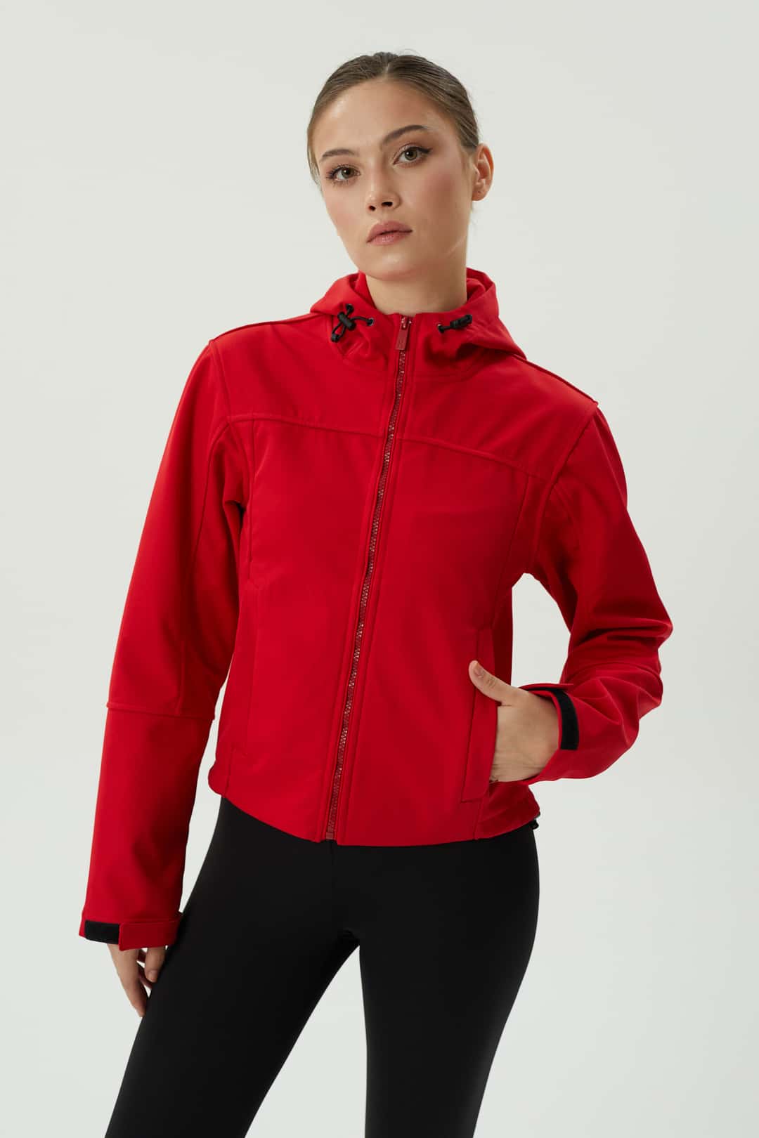 EXUMA KADIN SOFTSHELL MONT 2421192 - Kırmızı