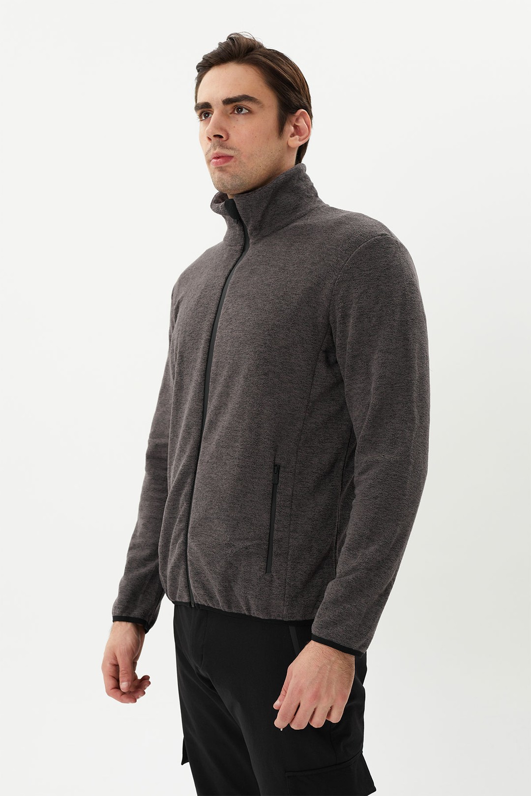 EXUMA ERKEK TAM FERMUARLI POLAR 2112126 - GREY