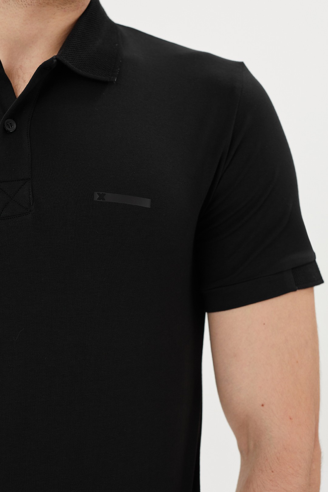 EXUMA ERKEK POLO YAKA T-SHIRT 1412036 - 010-BLACK