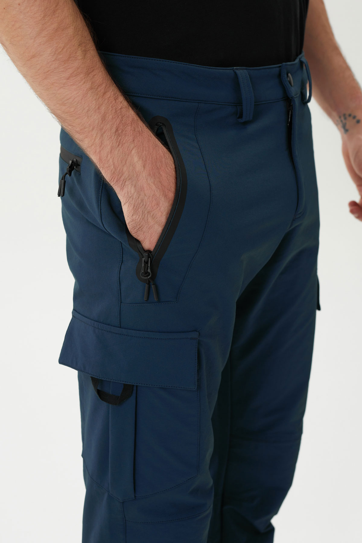EXUMA ERKEK SOFTSHELL PANTOLON 2313009 - 411-M.NIGHT BLUE