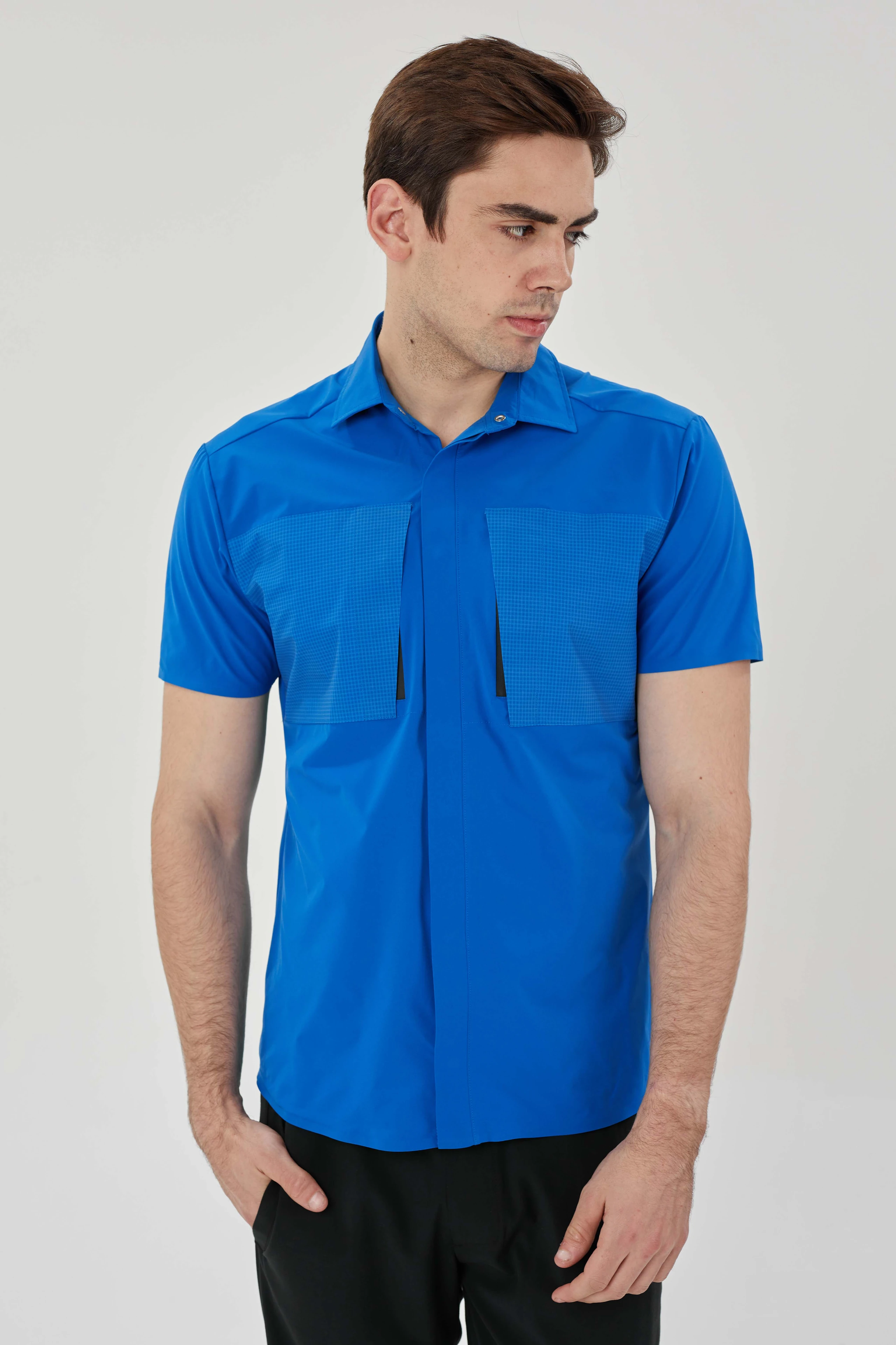 EXUMA ERKEK OUTDOOR GÖMLEK 1417017 - 463-R.BLUE