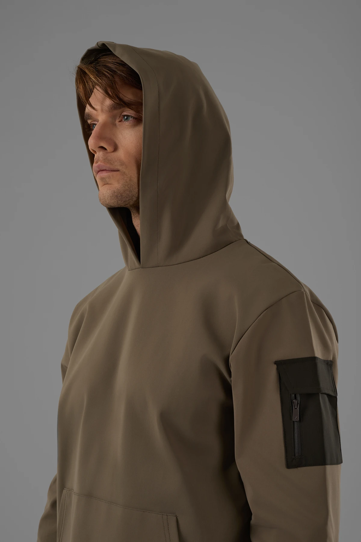 EXUMA ERKEK KAPÜŞONLU SWEATSHIRT 2519007 - Yeşil