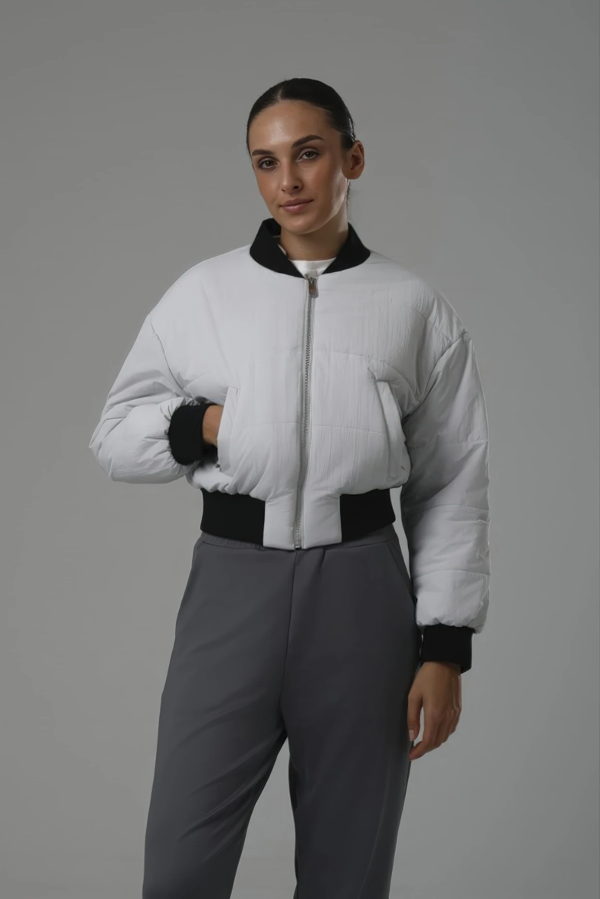 EXUMA KADIN CEKET 2521035 - KIRIK BEYAZ