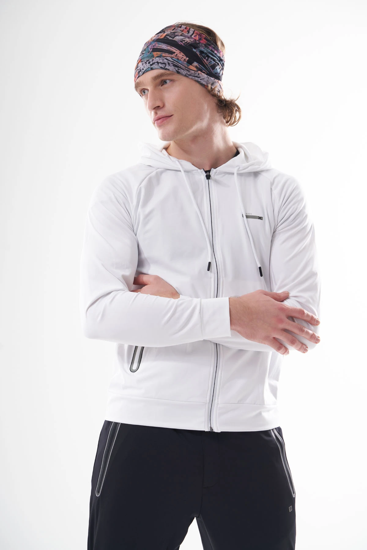 EXUMA ERKEK TAM FERMUARLI SWEATSHIRT 1312083 - WHITE