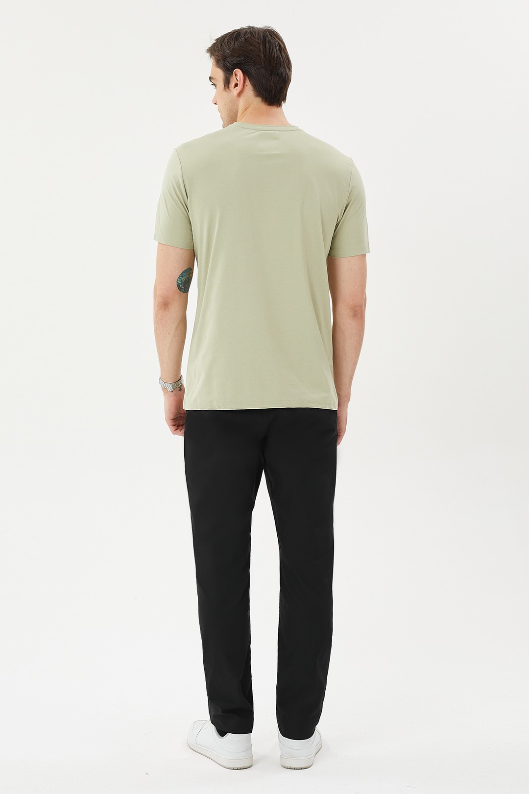 EXUMA ERKEK T-SHIRT 1412045 - OLIVE